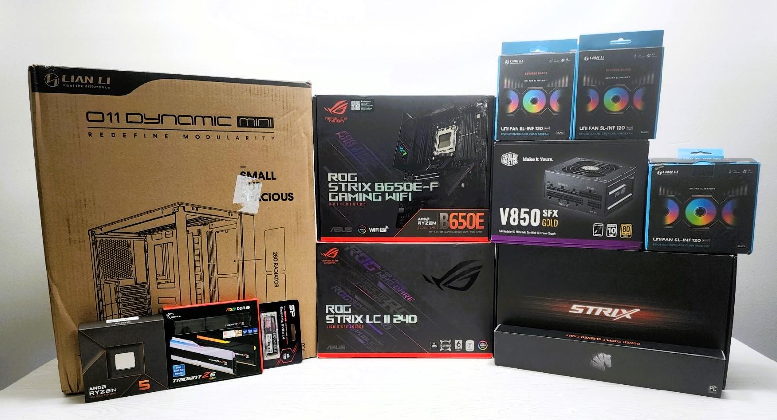 ALL ROG/Lian Li Custom Gaming PC - 7600X/RTX 3070Ti - READ DESCRIPTION!!!