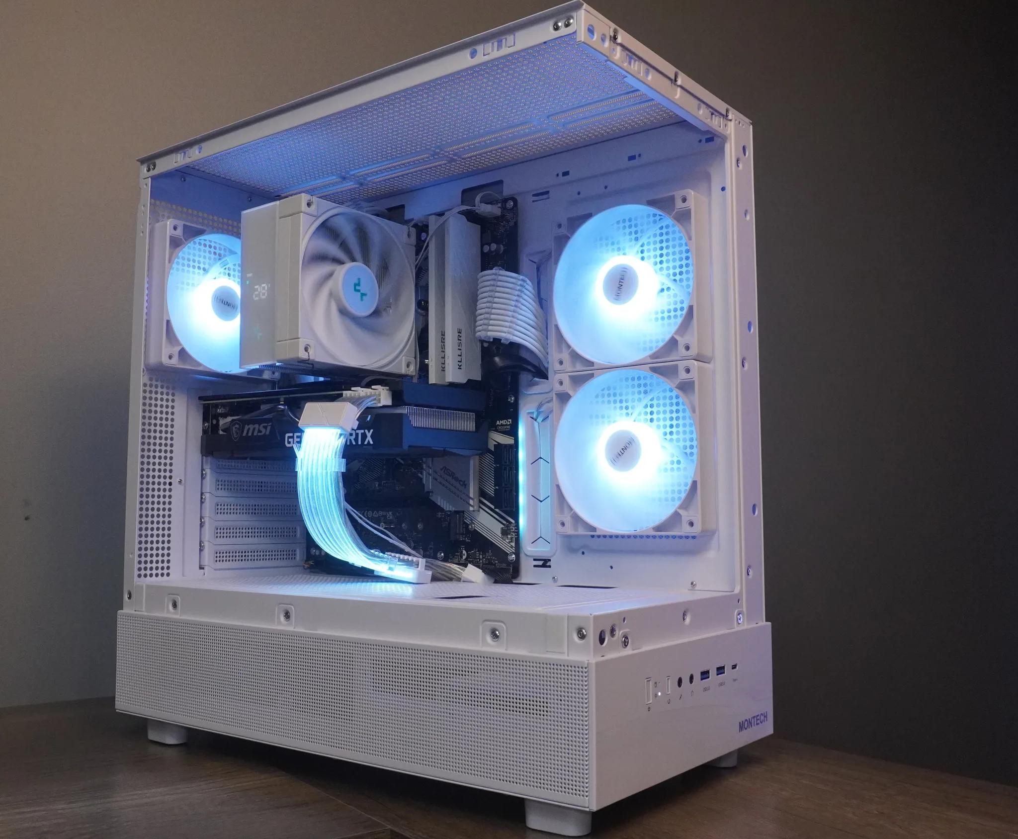 🤍AESTHETIC🤍 1440p GAMING MACHINE 💚RTX 3070 🧡 Ryzen 5 5600x | 32GB | 1TB | WIFI