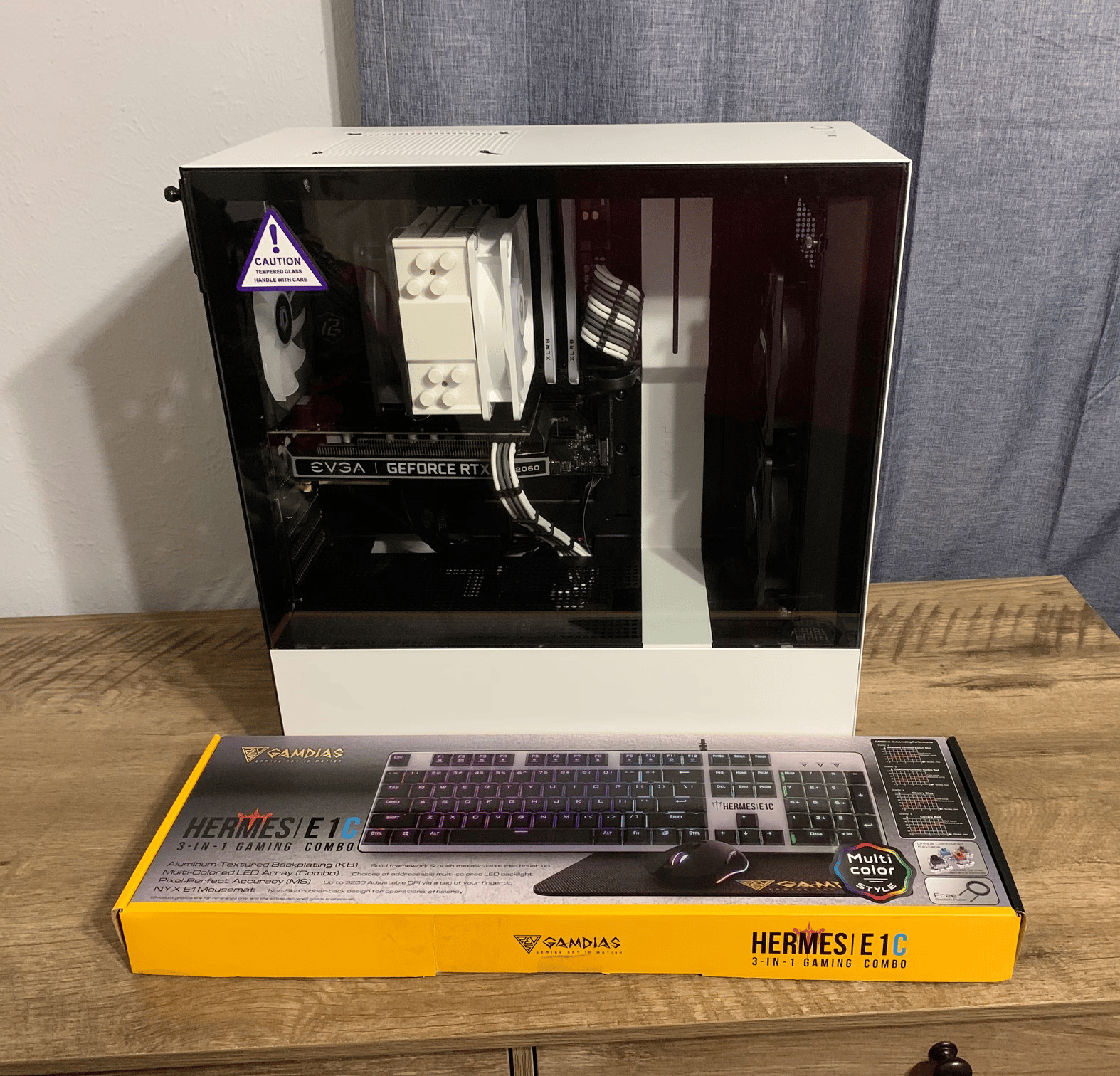 🔥 clean capable gaming/streaming/editing pc (clean argb white aesthetics built w/new parts) 🔥