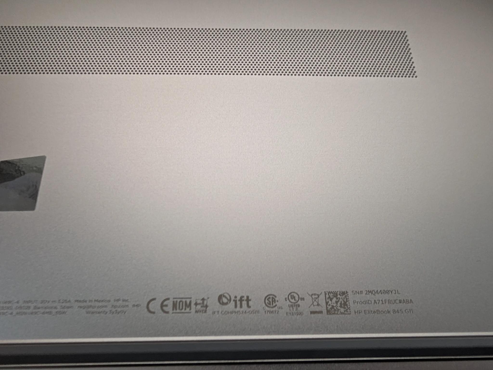 HP EliteBook 845 G11 14 AMD Ryzen 5 8540 16GB RAM 256GB SSD Notebook PC