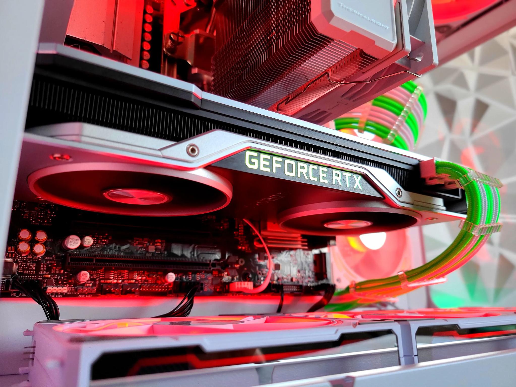 Nvidia GeForce RTX 2080 Ti 11 GB | AMD Ryzen 7 3700x 8-Core CPU | 32 GB Ram | 1 TB SSD