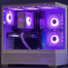 White RGB 1080P Gaming PC | RTX 4060 8GB | R5 5500 | 16 GB DDR4 | 1 TB SSD | WIFI+Bluetooth