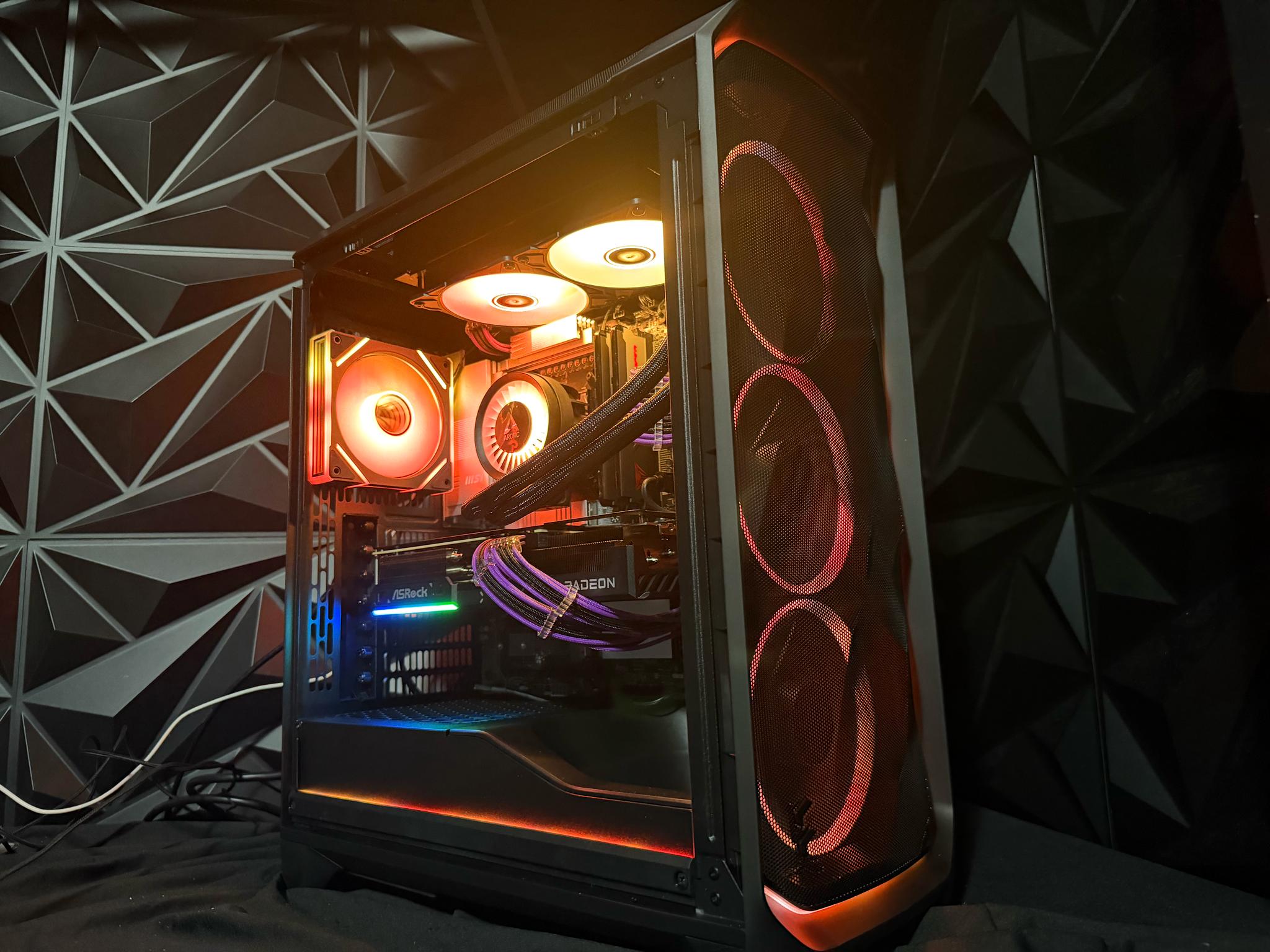 💜🌆 VIOLET CITY 🌆💜Ryzen 5 9600X| RX 9070XT| 32 GB DDR5|2 TB NVMe| 850W PSU