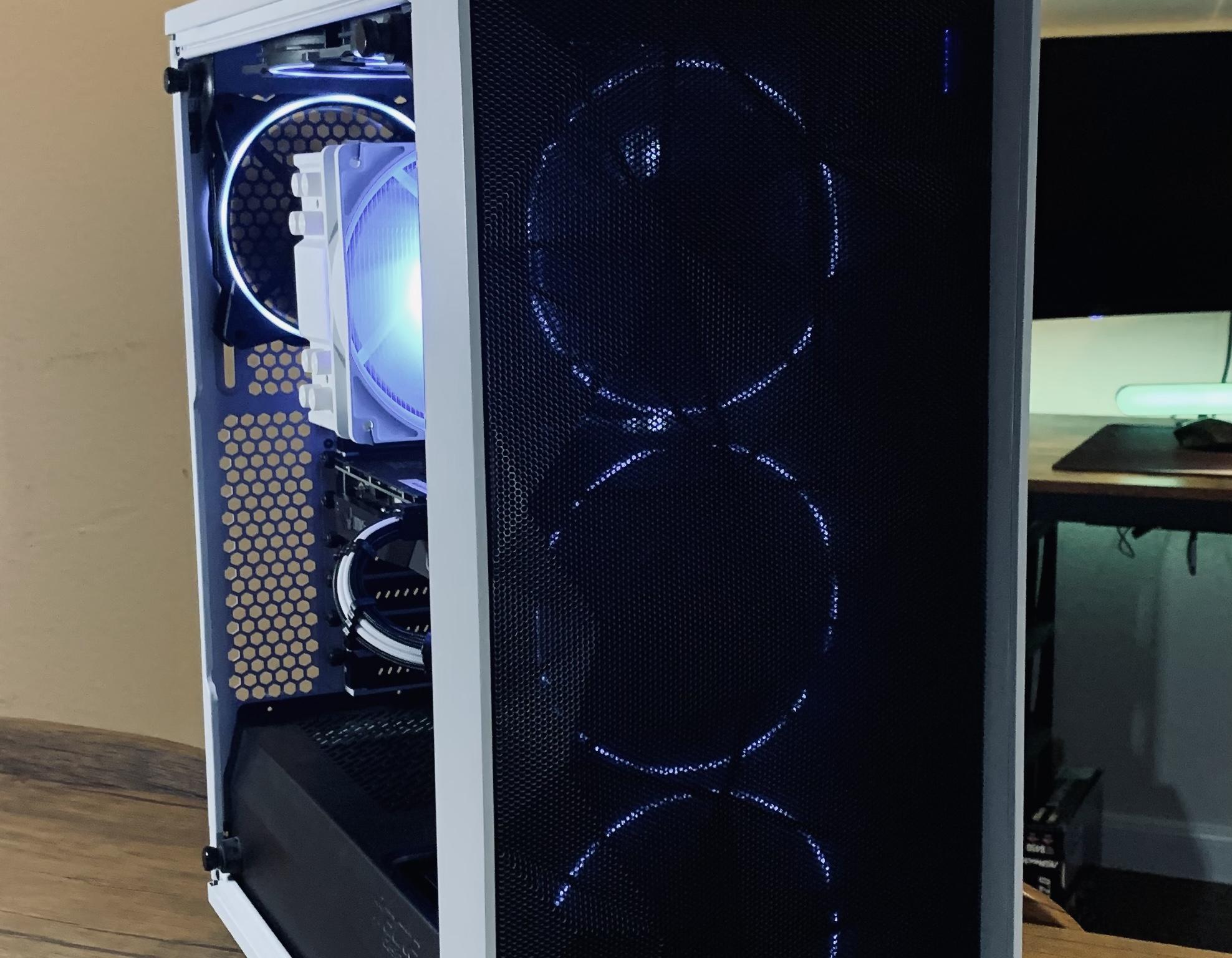 Mid Range White/Black Gaming PC (Ryzen 5 3600 + RTX 3060) w/ wifi
