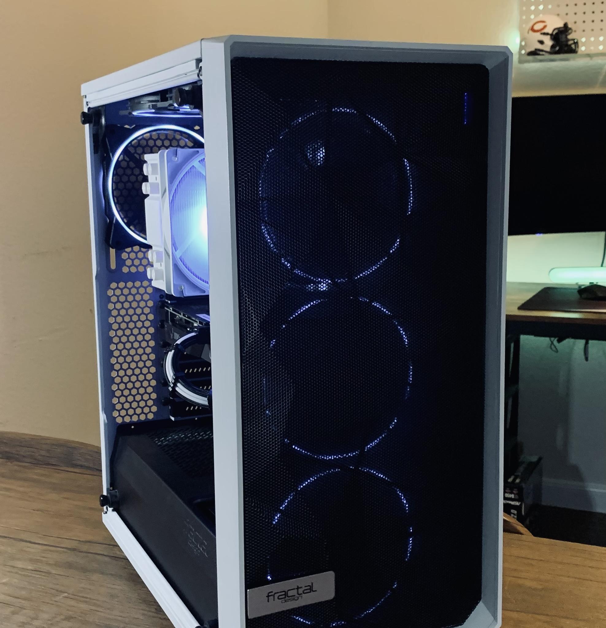 Mid Range White/Black Gaming PC (Ryzen 5 3600 + RTX 3060) w/ wifi