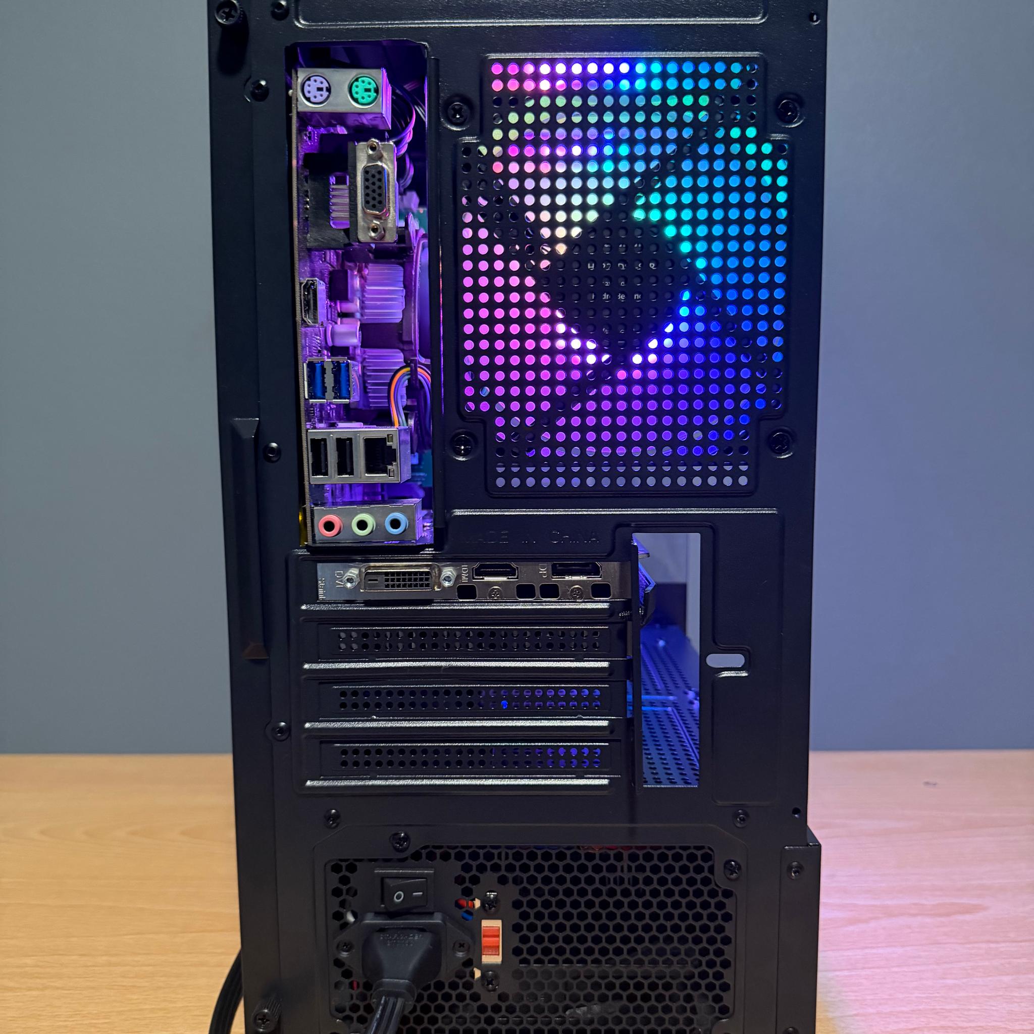 RGB Budget Gaming PC - i5 8400 - GTX 1650 - 16GB RAM - 480GB SSD