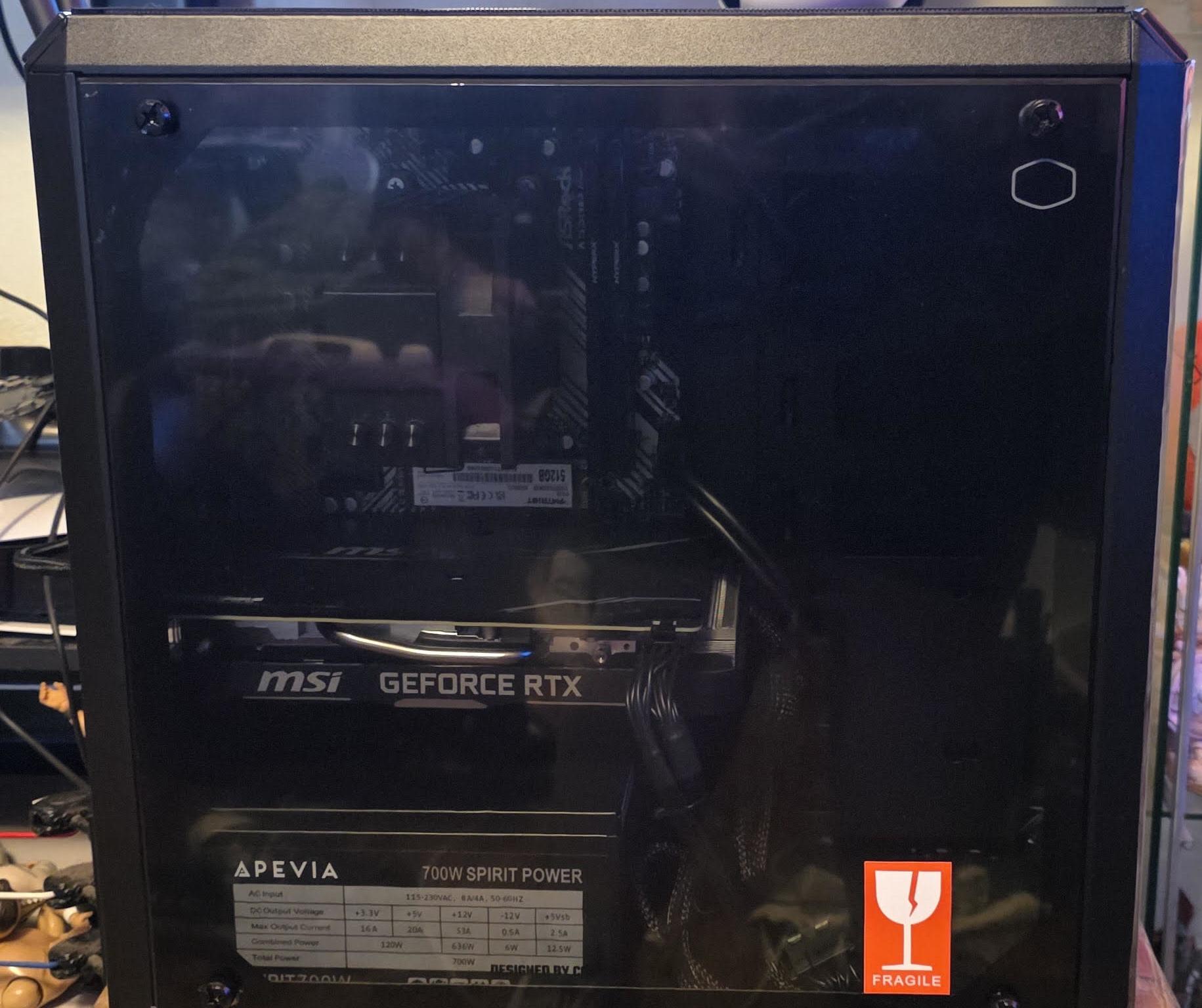 Budget 1080p Gaming PC, GeForce RTX 2060,  RYZEN 7 3700X , 16GB RAM, 512TB SSD, Windows 11