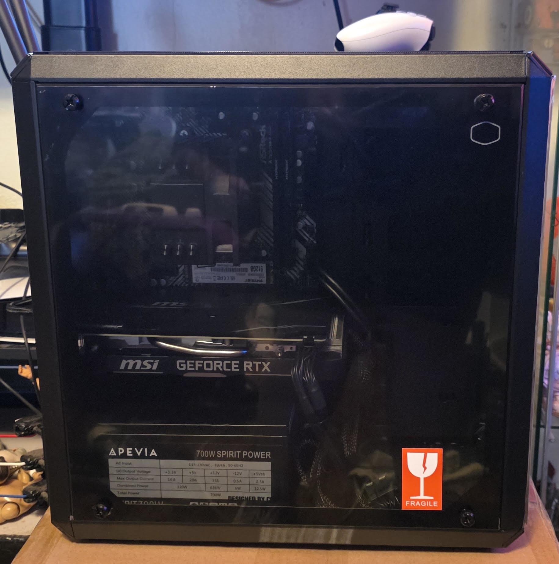 Budget 1080p Gaming PC, GeForce RTX 2060,  RYZEN 7 3700X , 16GB RAM, 512TB SSD, Windows 11