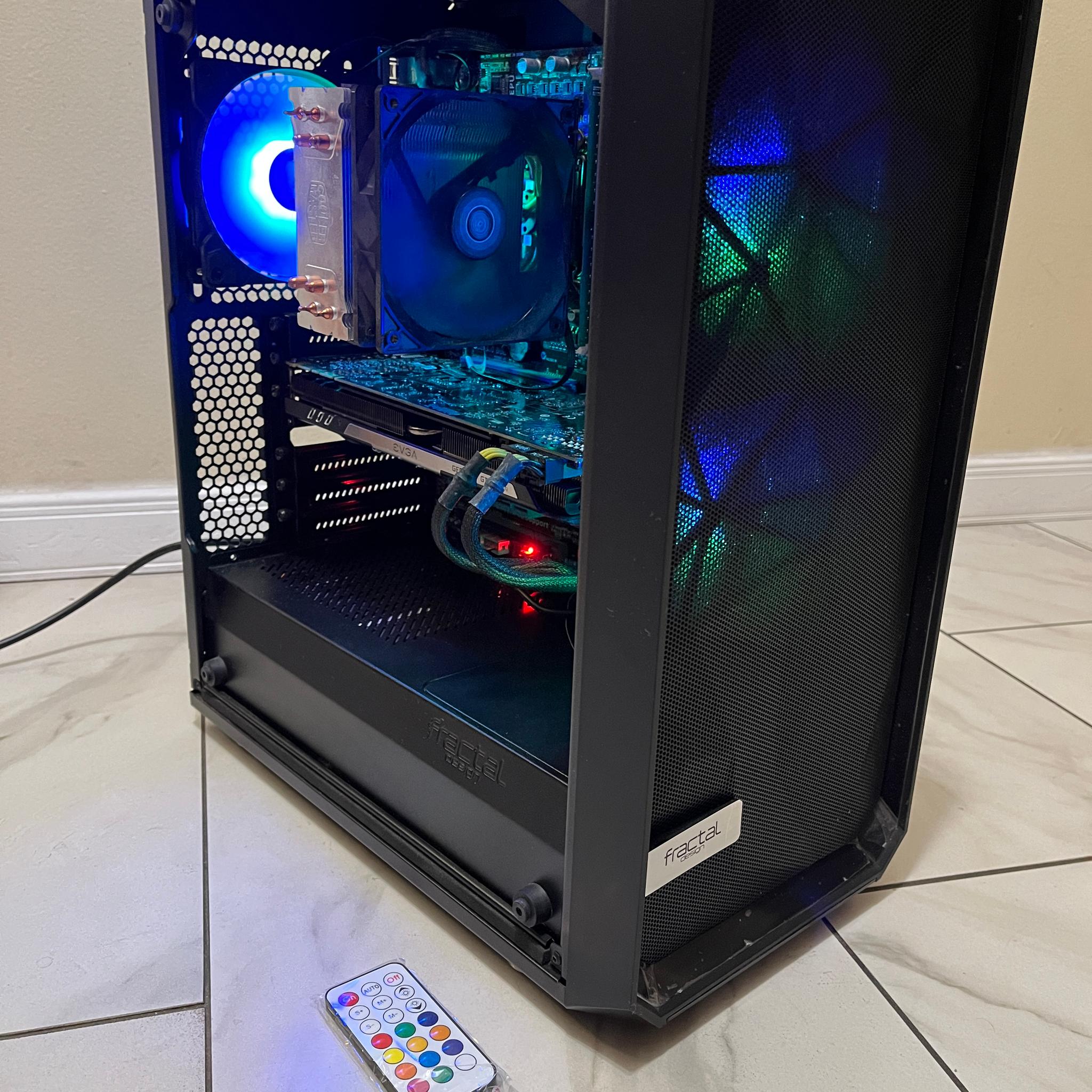 🔥Budget Gaming PC – RGB Case w/ Remote- Intel Core i5-3570K, GTX 780 Ti, 1 TB Storage & 12 GB RAM 🖥️