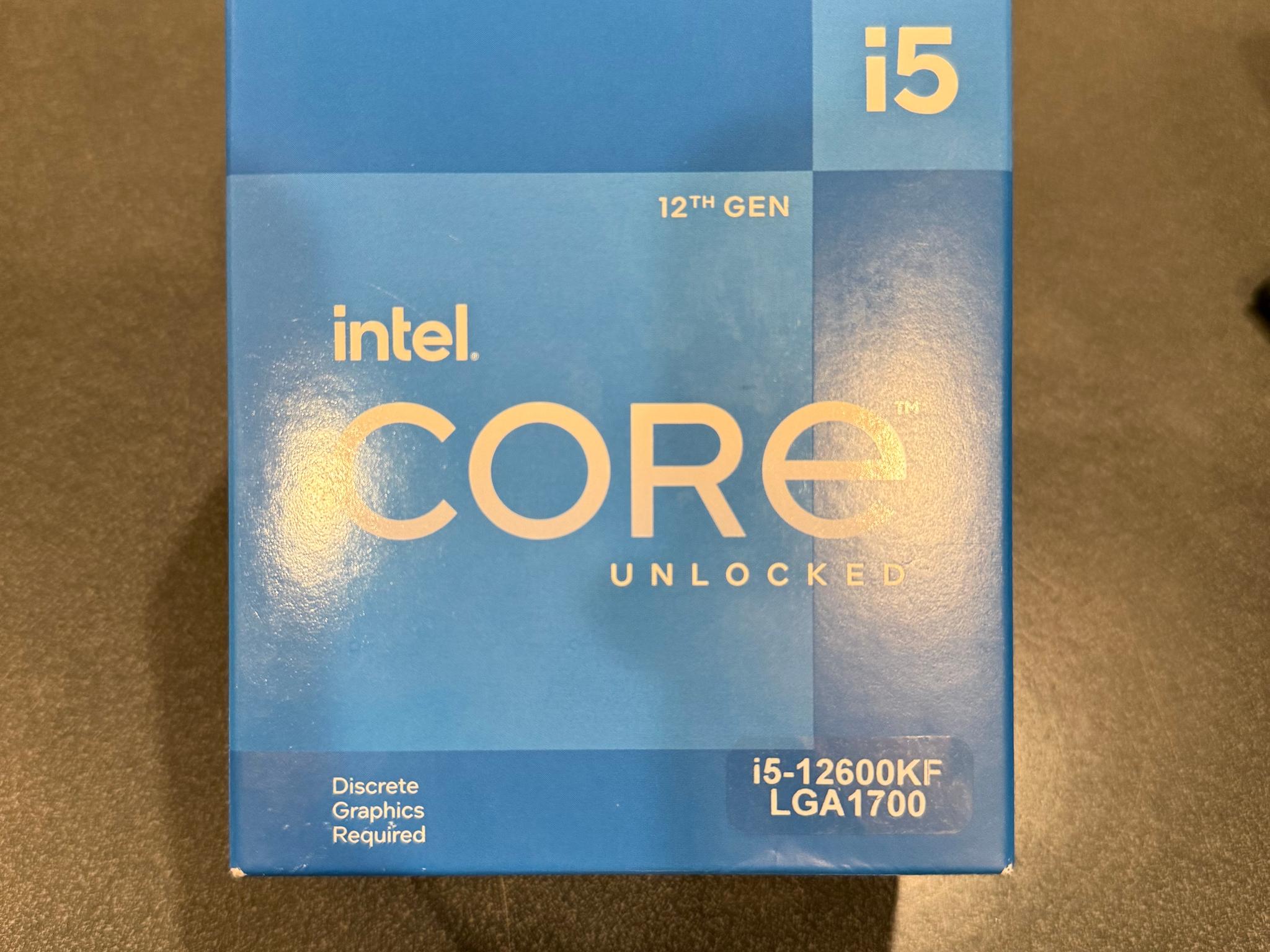 NEW SEALED Intel Core i5-12600KF