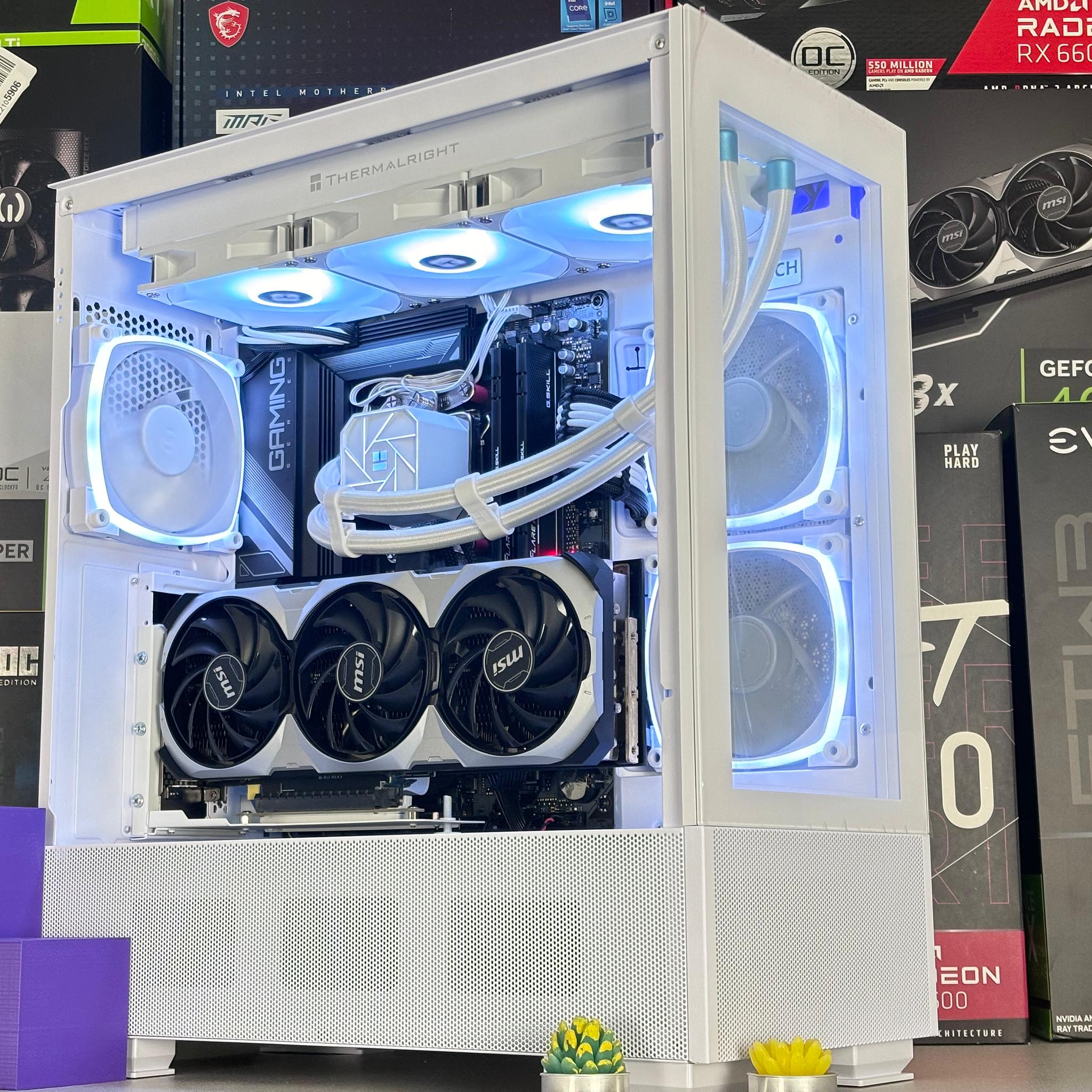 🌨️🌨️| RTX 4070 Ti 12GB| Ryzen 7 7700X | 32 GB DDR5 RAM | 2TB GEN 4 NVME SSD | Snow Cloud |