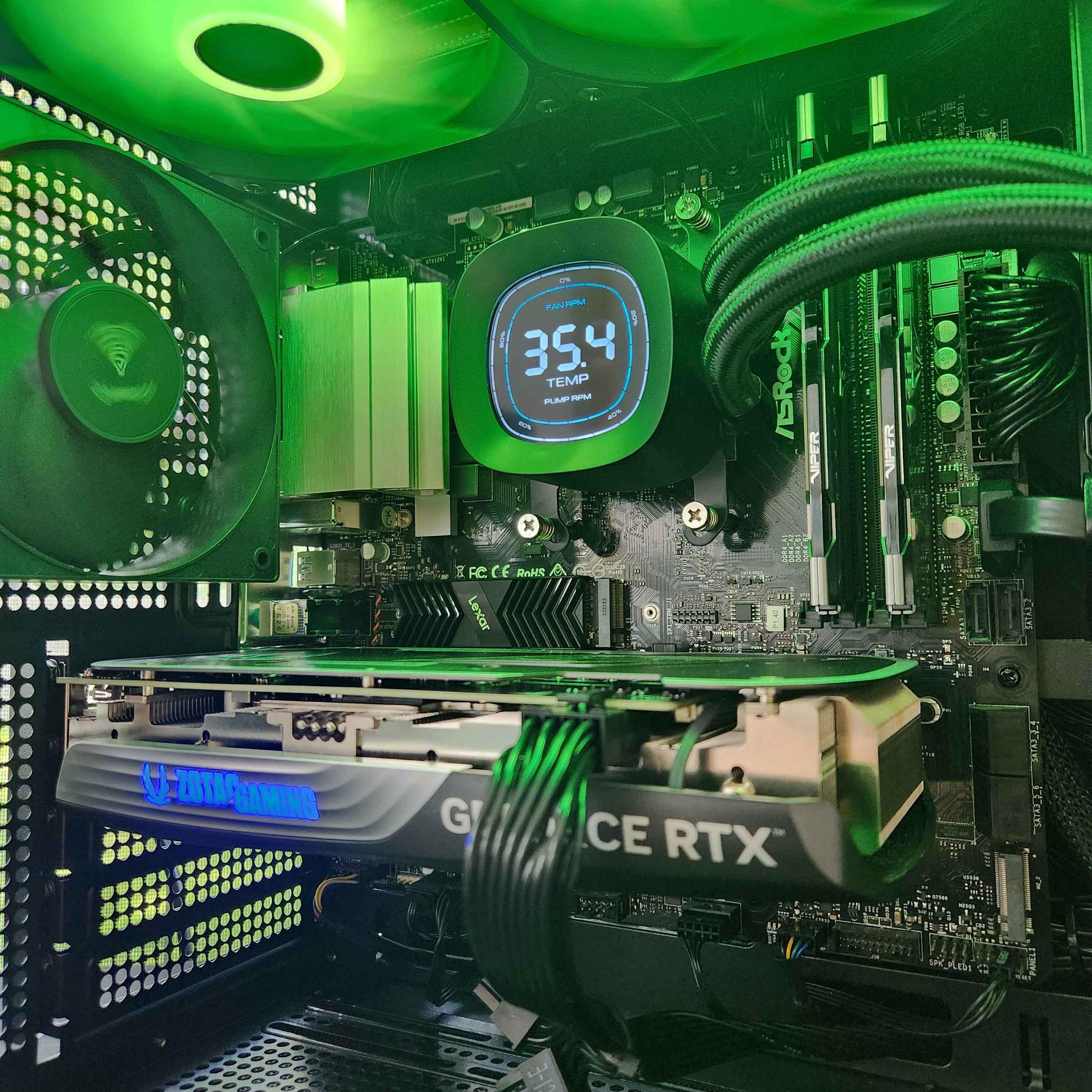 🍀RTX 4070 | Ryzen 5 5600X | 32GB DDR4 | 2TB NVMe | WiFi | Windows