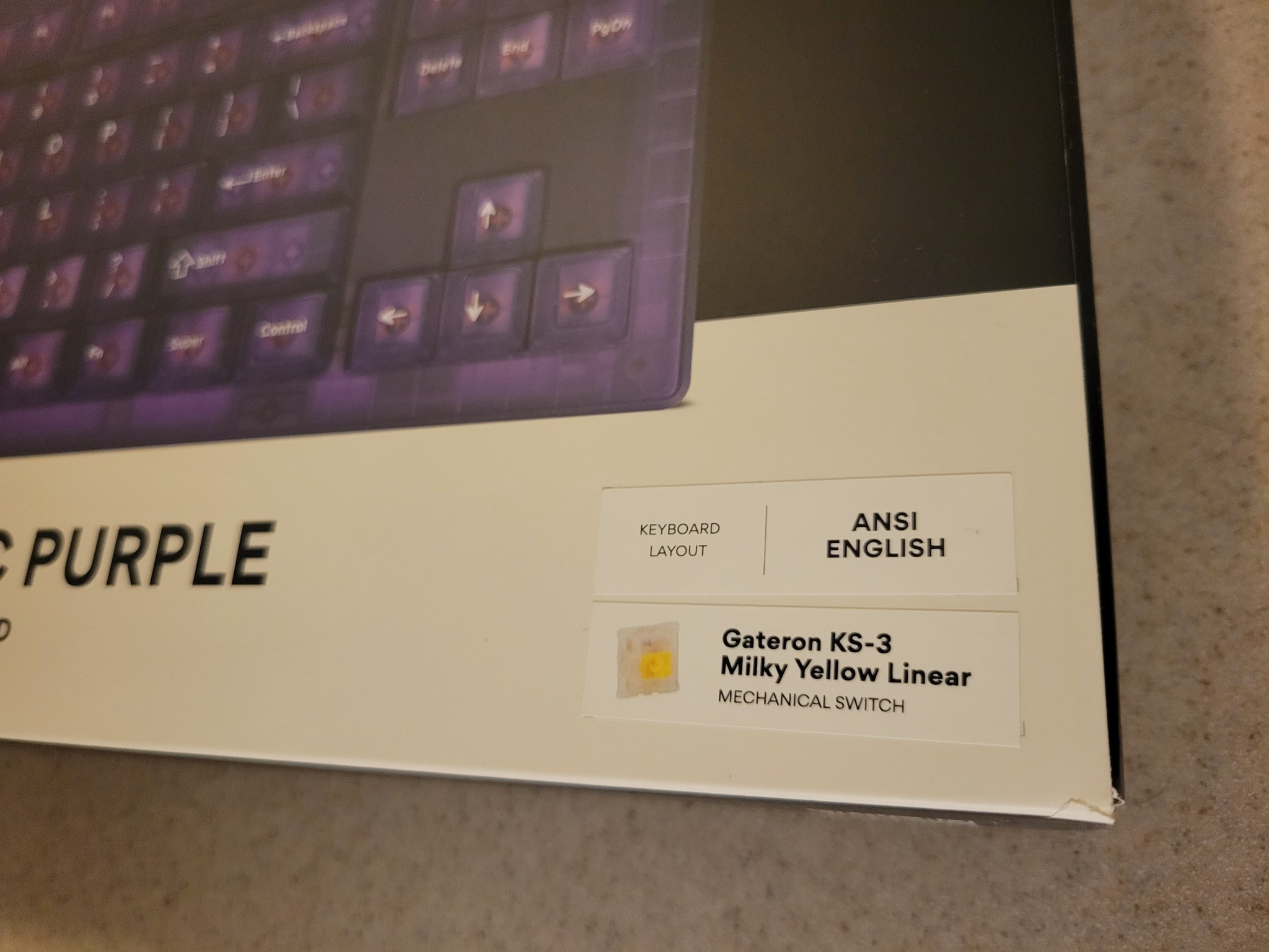Brand New!! DROP CSTM80 Atomic Purple