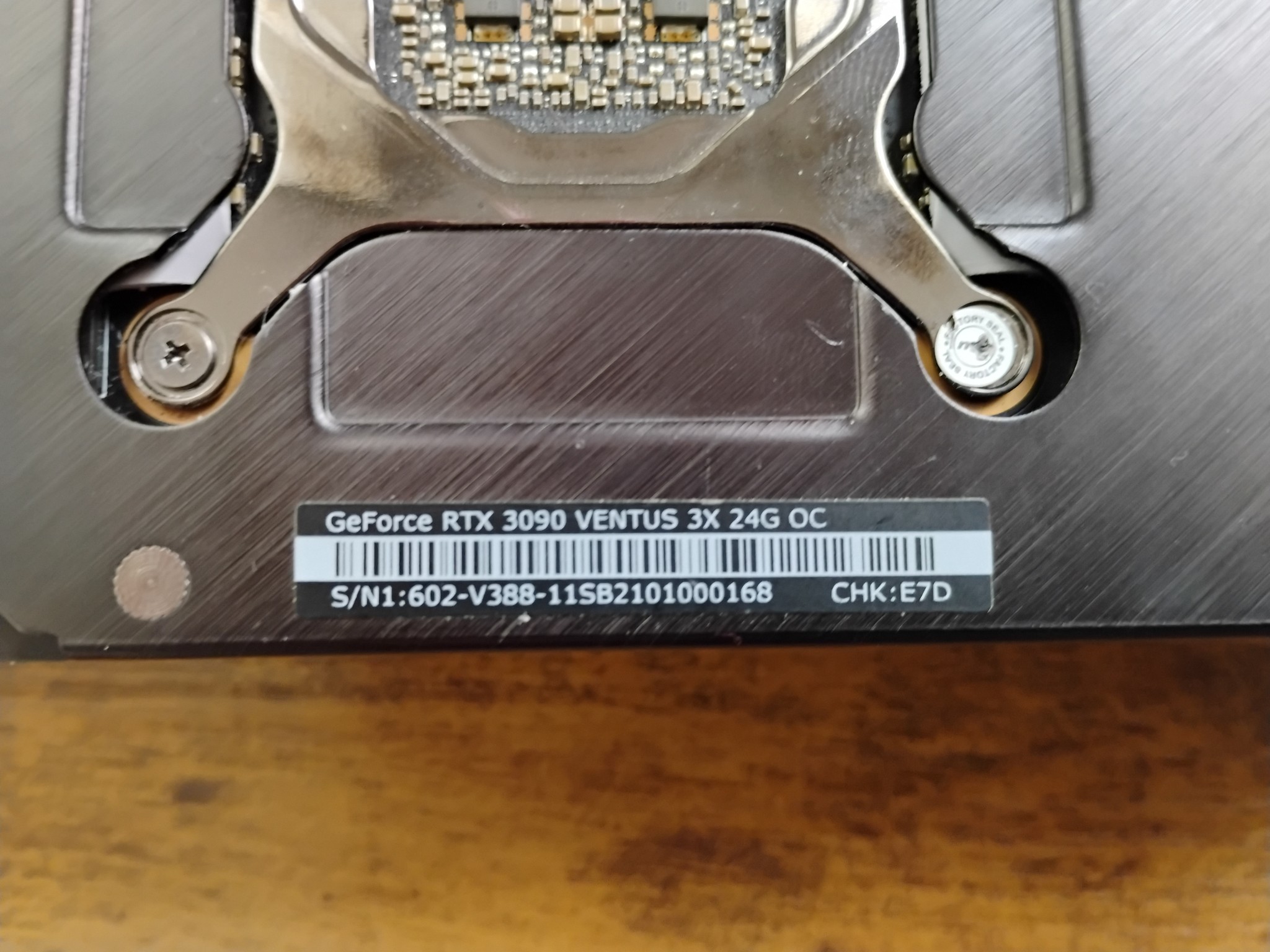 MSI RTX 3090 VENTUS 3X 24G OC