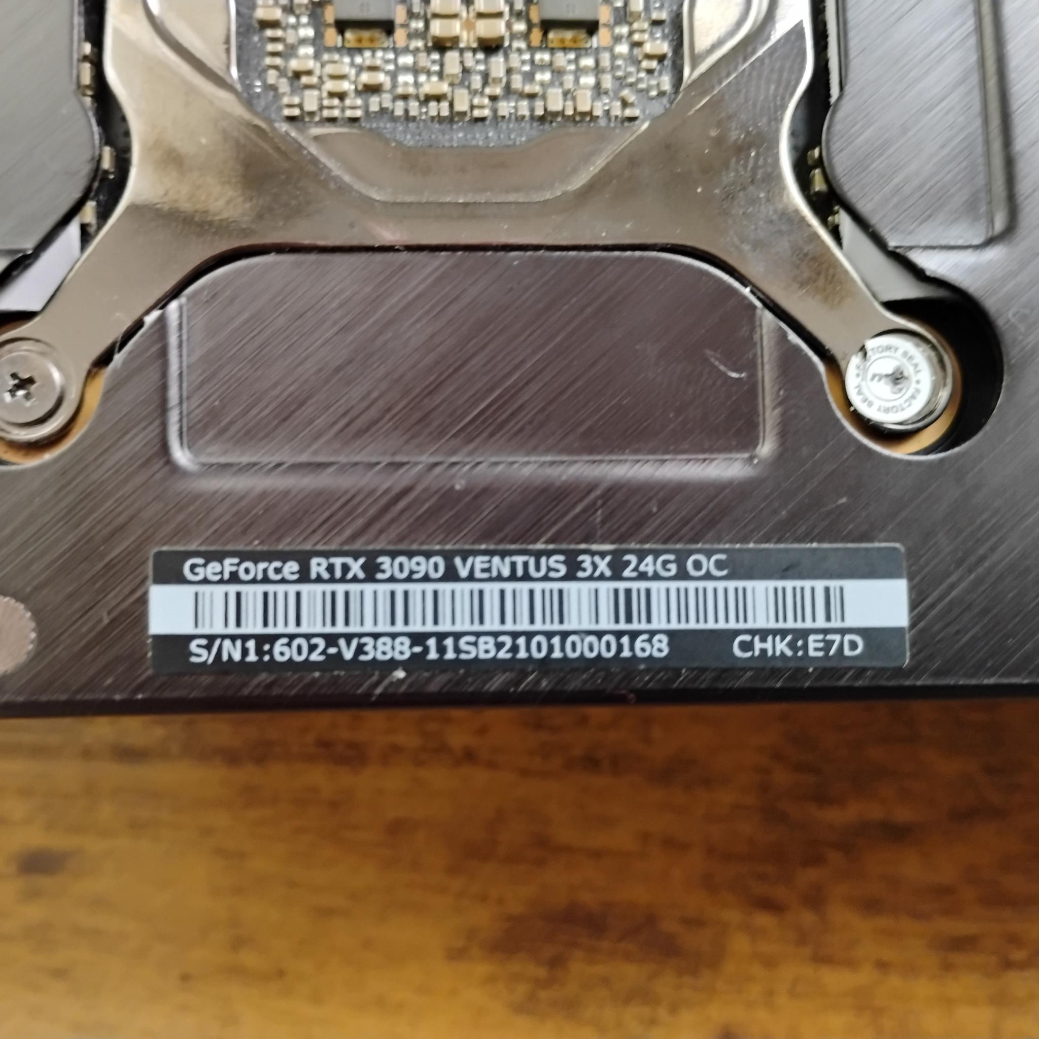 MSI RTX 3090 VENTUS 3X 24G OC