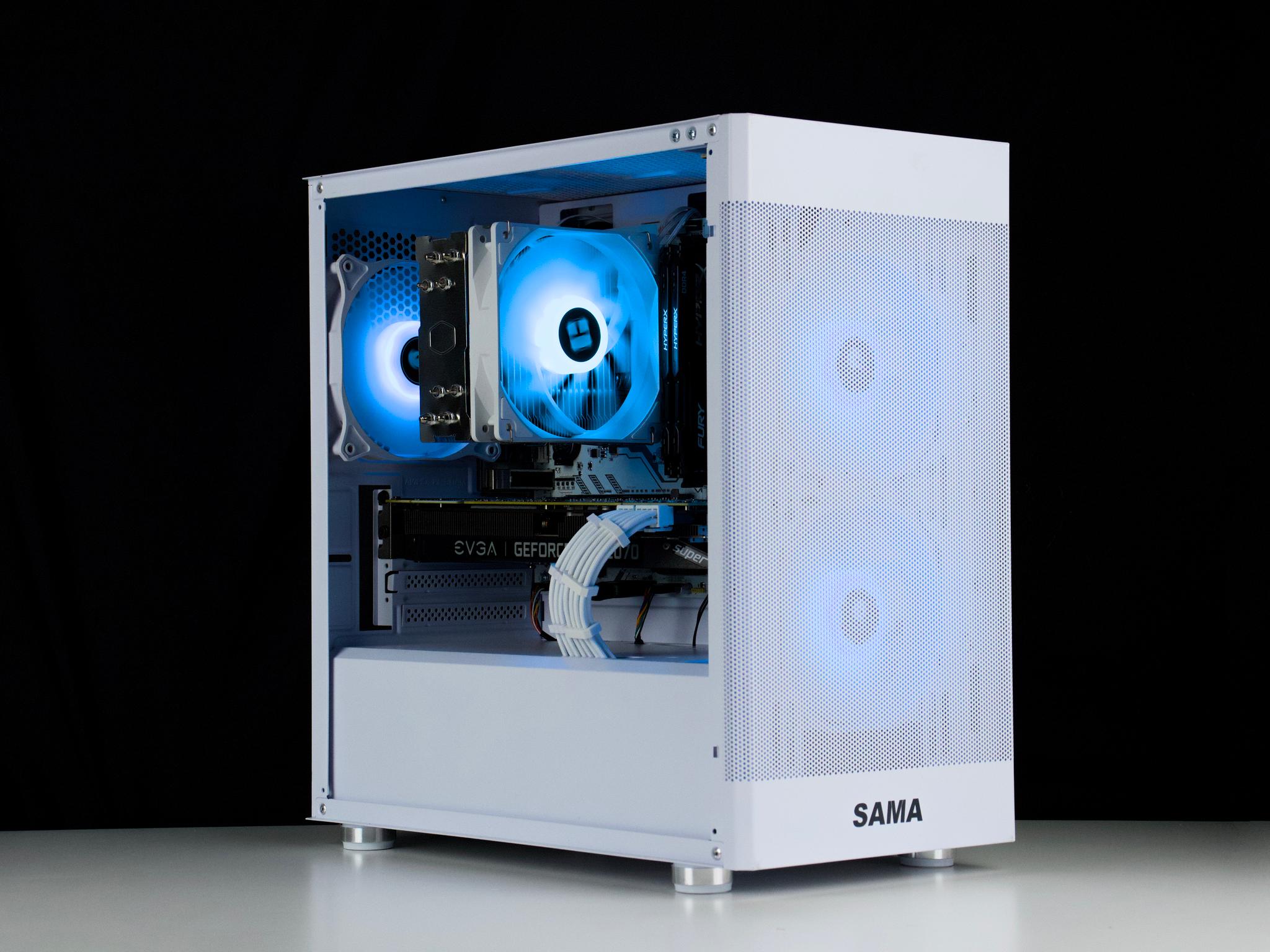 🧊❄️🧊 White Gaming PC – RTX 2070 Super , Ryzen 5 5500, 16GB RAM, 500GB SSD 🧊❄️🧊