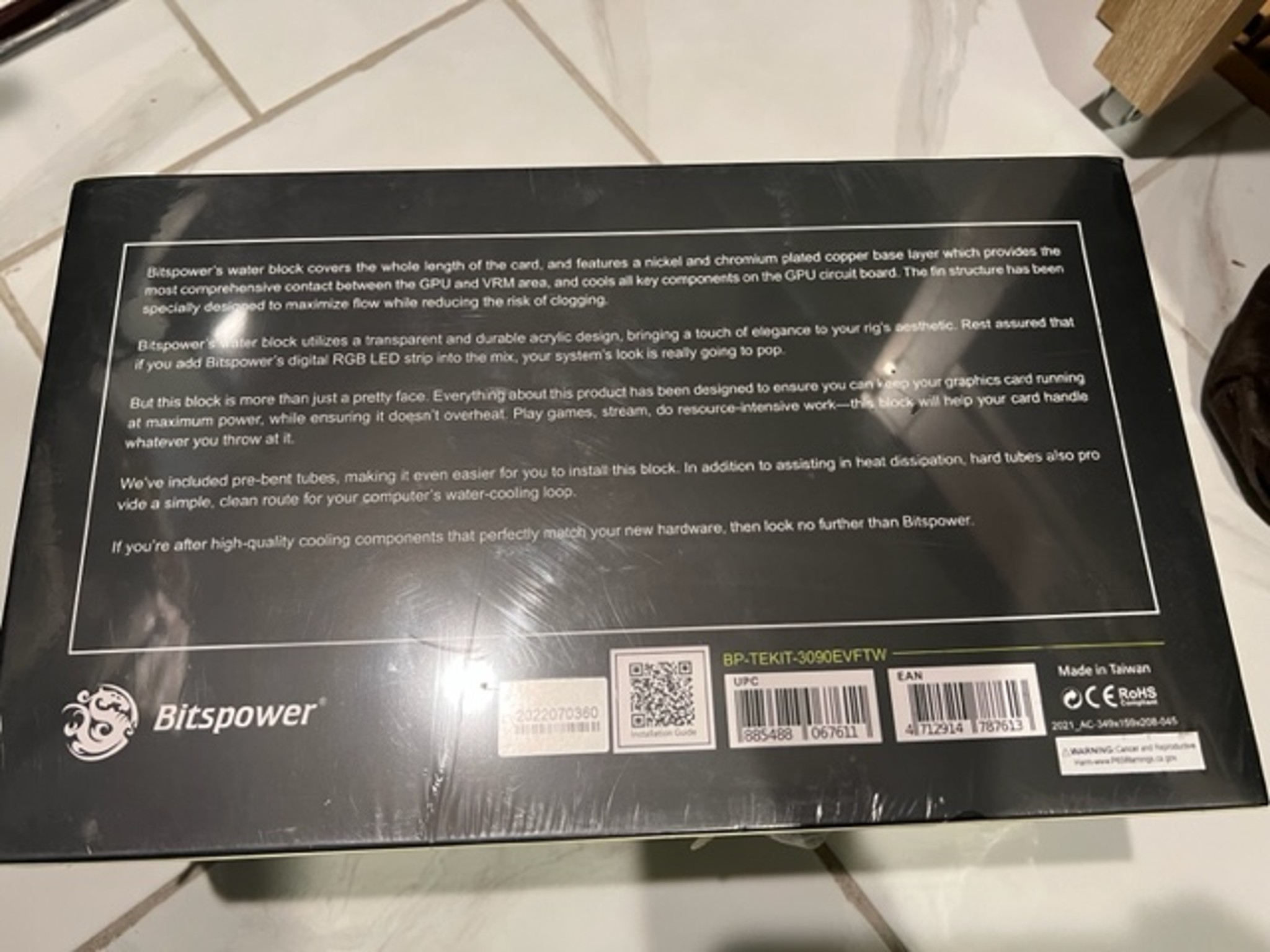 Bitspower Titan Series GPU Cooling Expansion Kit for EVGA GeForce RTX 3090 FTW3 Series