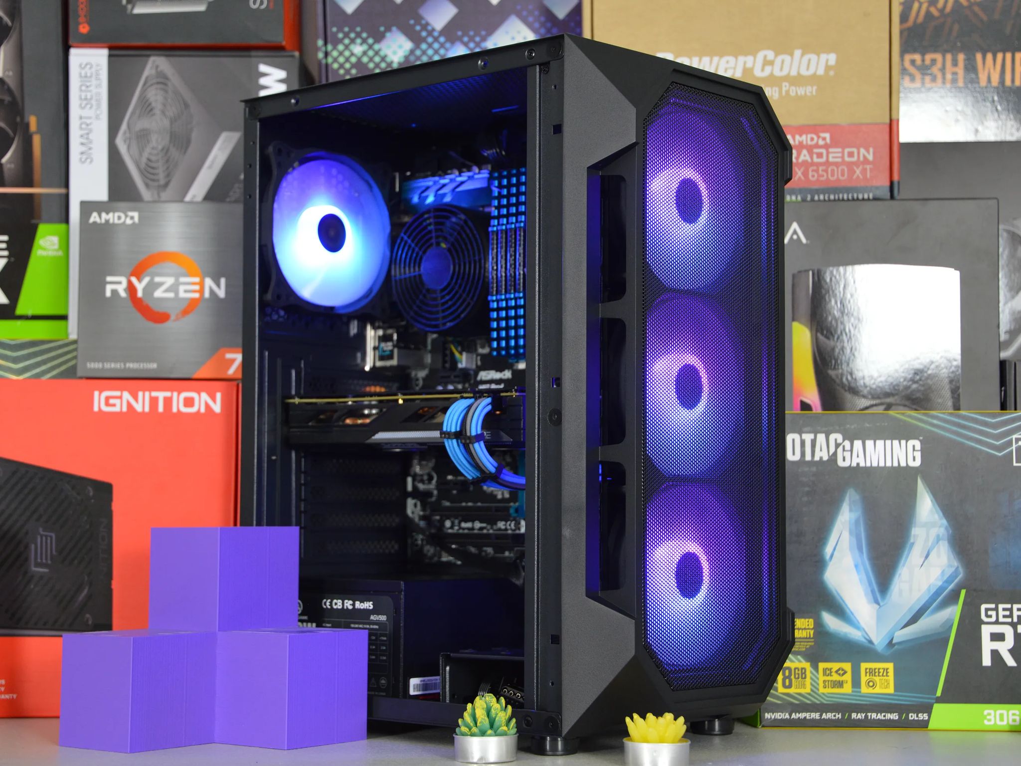 🔮⚫️ | R9 380 4GB | INTEL i5-4590 | 16GB RAM | 500GB SSD | Crystal Void |