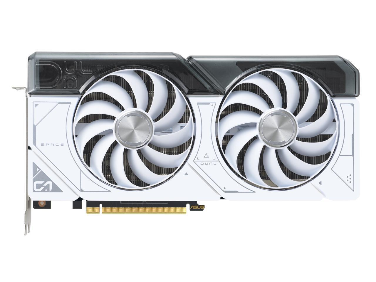 ASUS GeForce RTX 4070 12GB White OC GDDR6X Video Graphics Card GPU