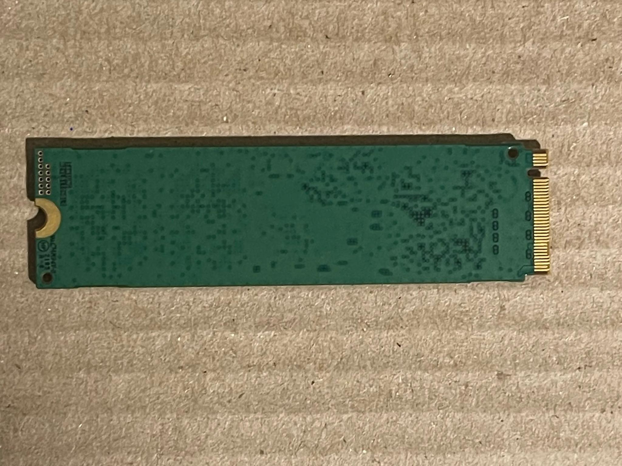 Samsung PM981a 256GB NVME SSD