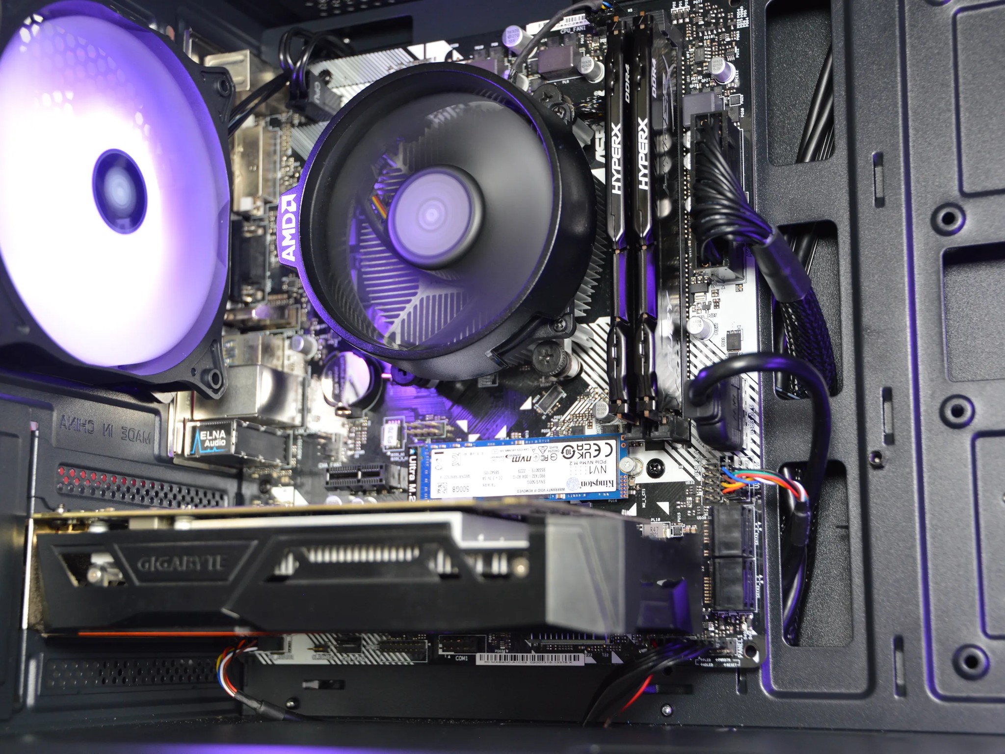 ⚫🟣| GTX 1050 Ti 4GB | Ryzen 3 3200G | 16GB DDR4 RAM | 512GB NVME SSD | Royal Night |