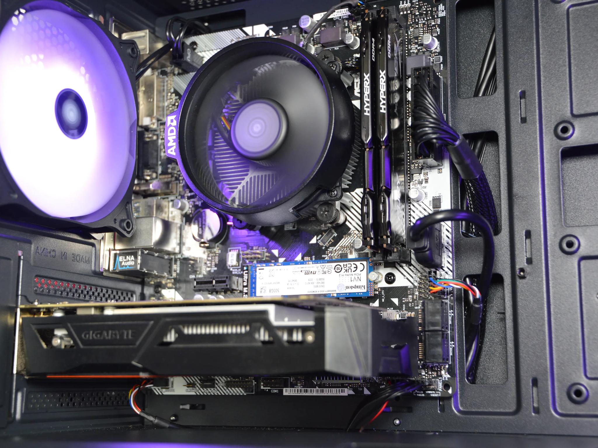⚫🟣| GTX 1050 Ti 4GB | Ryzen 3 3200G | 16GB DDR4 RAM | 512GB NVME SSD | Royal Night |