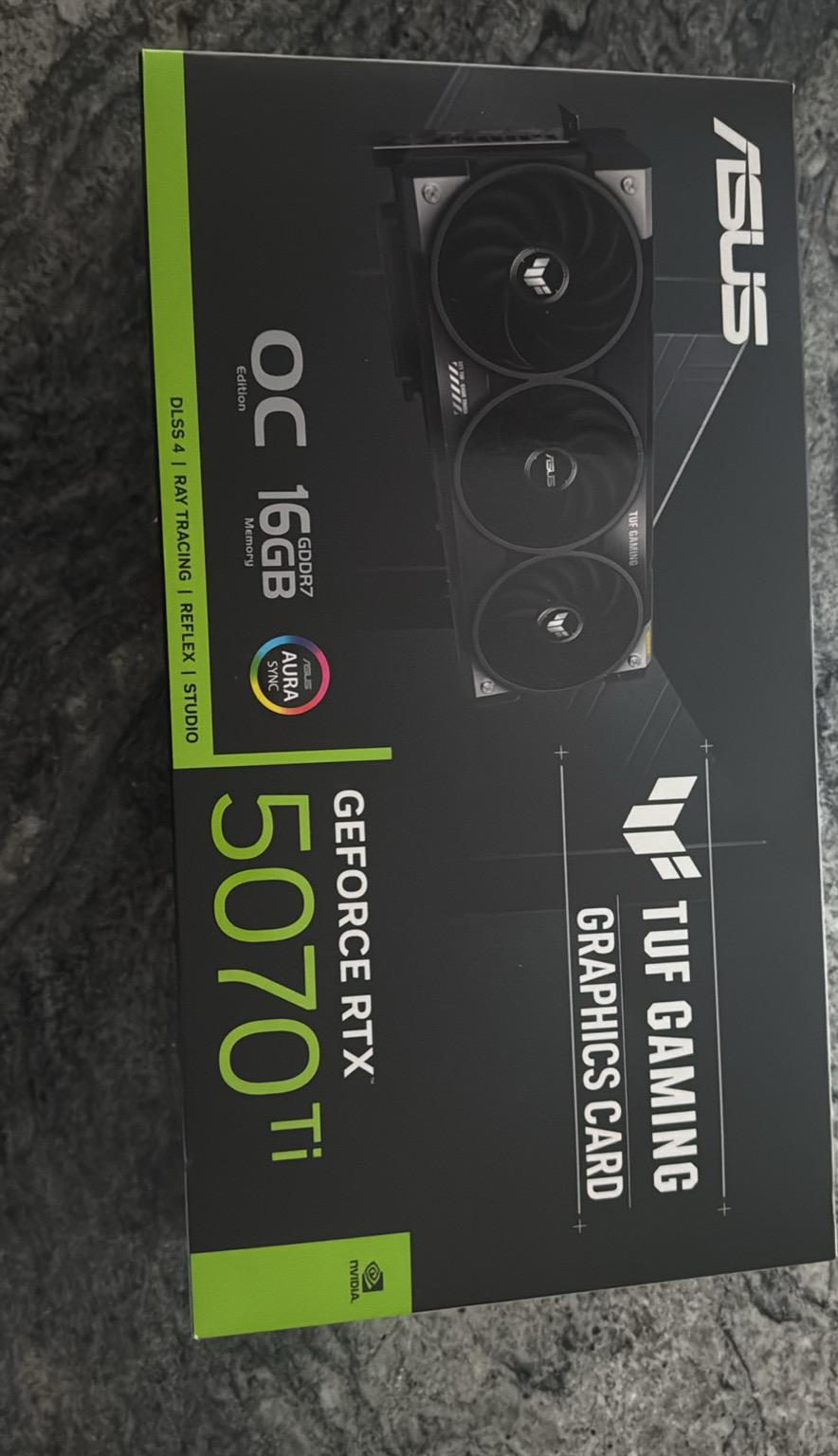Copy of ASUS NVIDIA GeForce RTX 5070 Ti TUF Gaming Overclocked Triple Fan