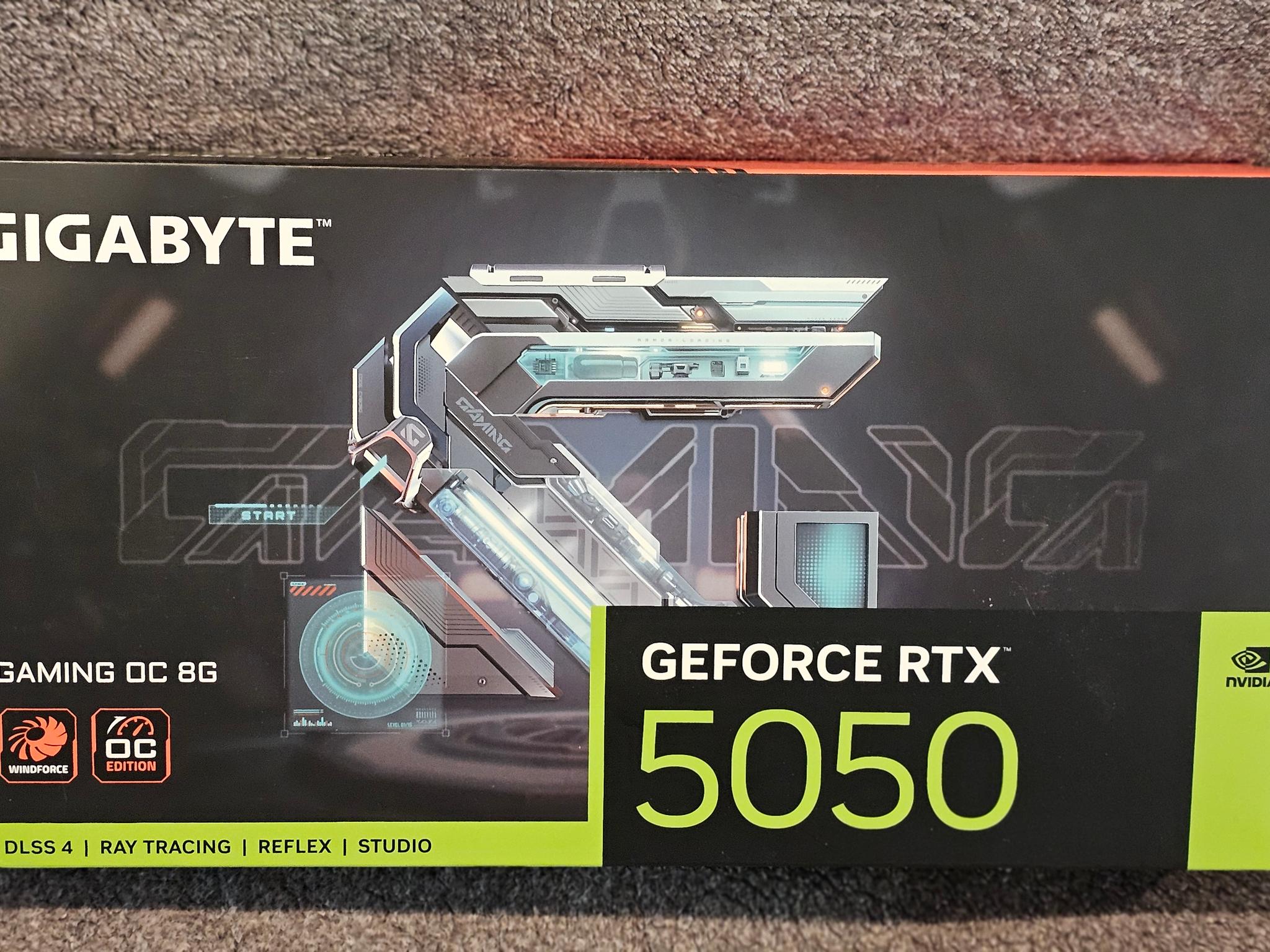 GIGABYTE RTX 5050 GAMING OC 8GB GDDR6 Triple Fan