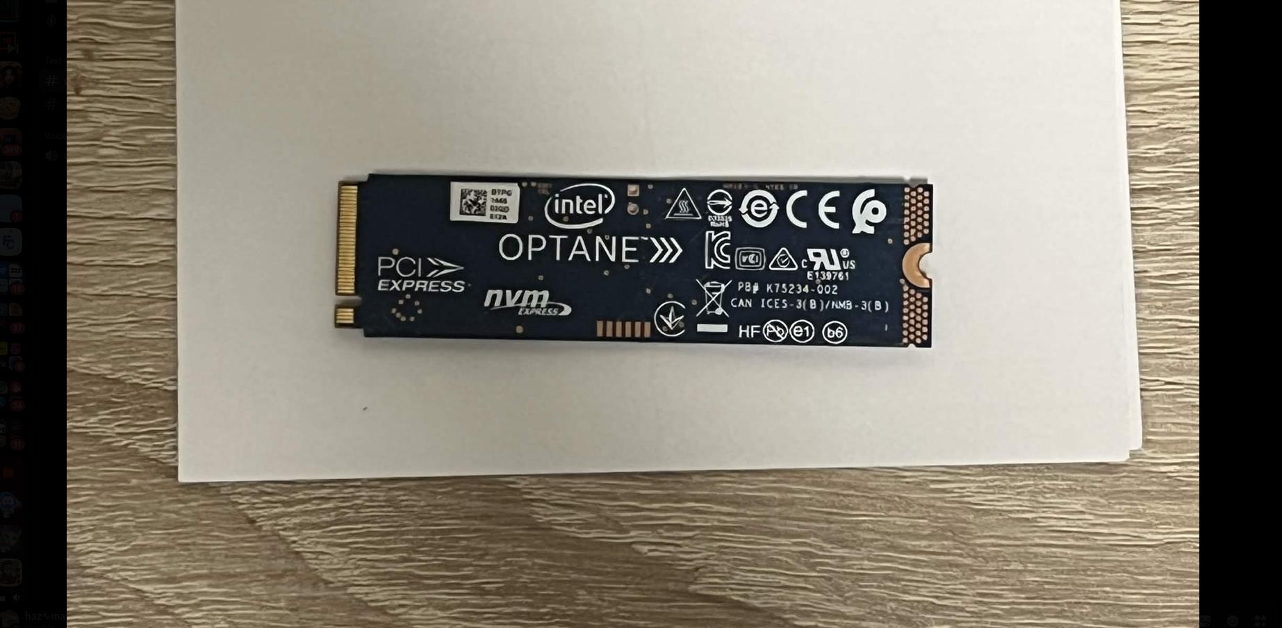 Intel Optane Memory H10 HBRPEKNX0202A 512GB+32GB NAND M.2 2280 Solid State Drive