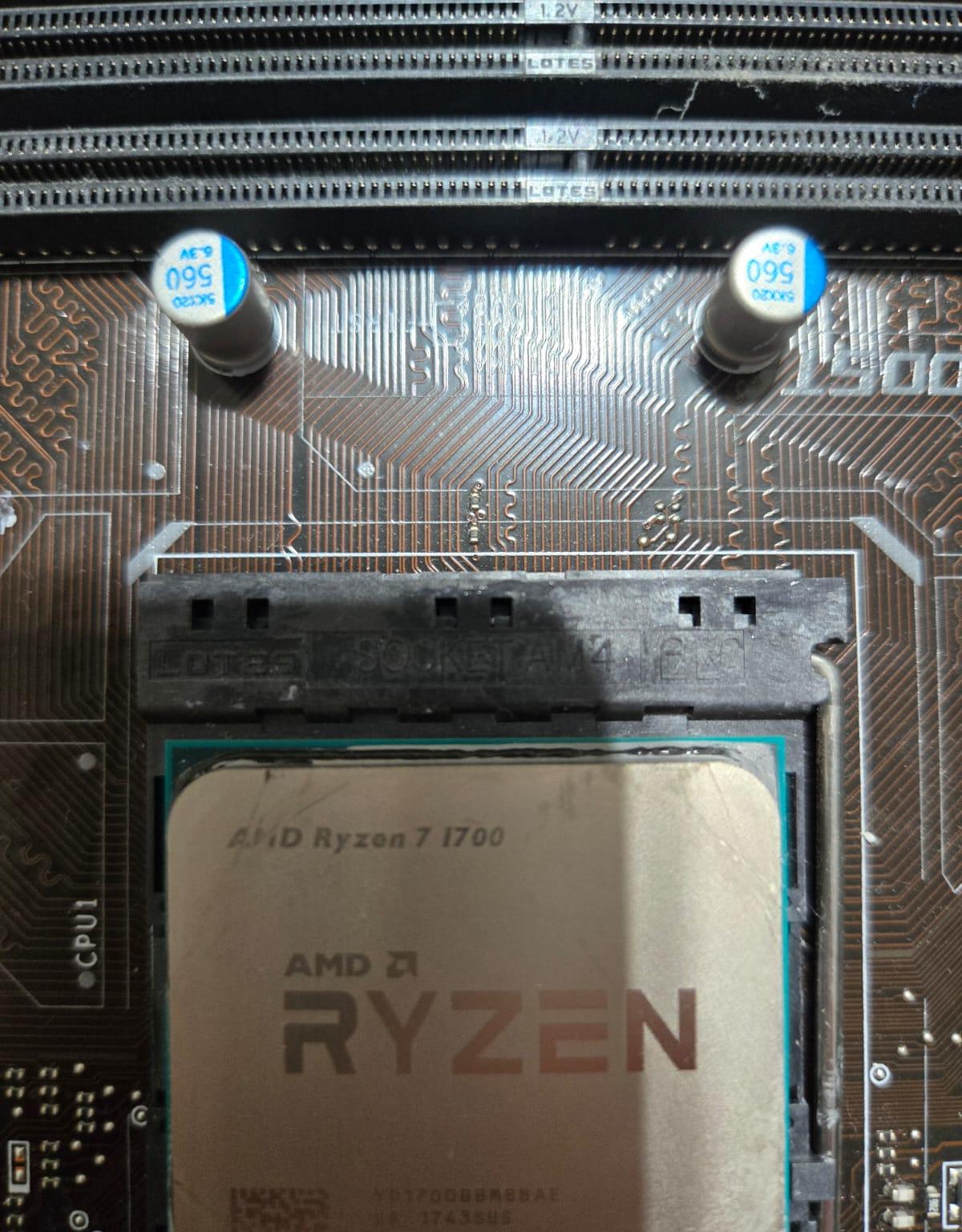 MSI B350M PRO-VDH + AMD Ryzen 7 1700