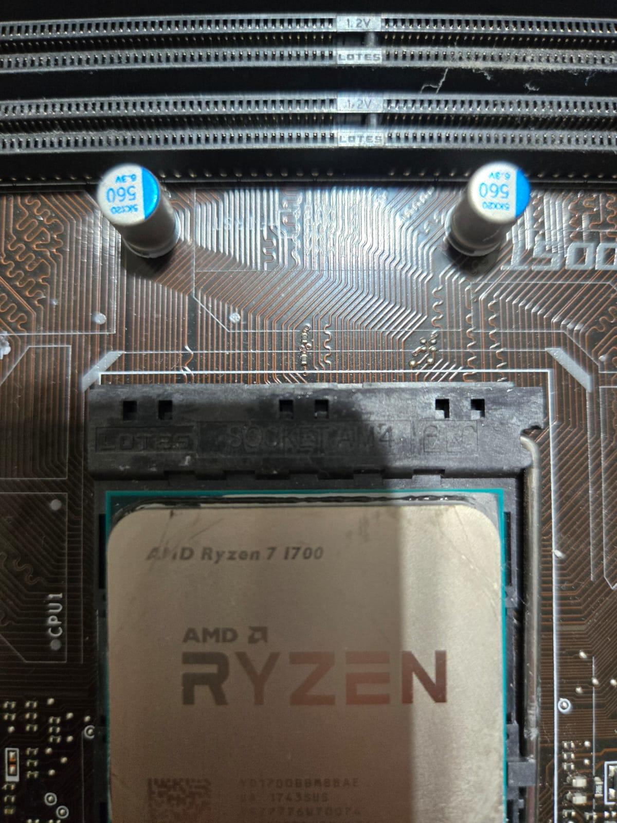 MSI B350M PRO-VDH + AMD Ryzen 7 1700