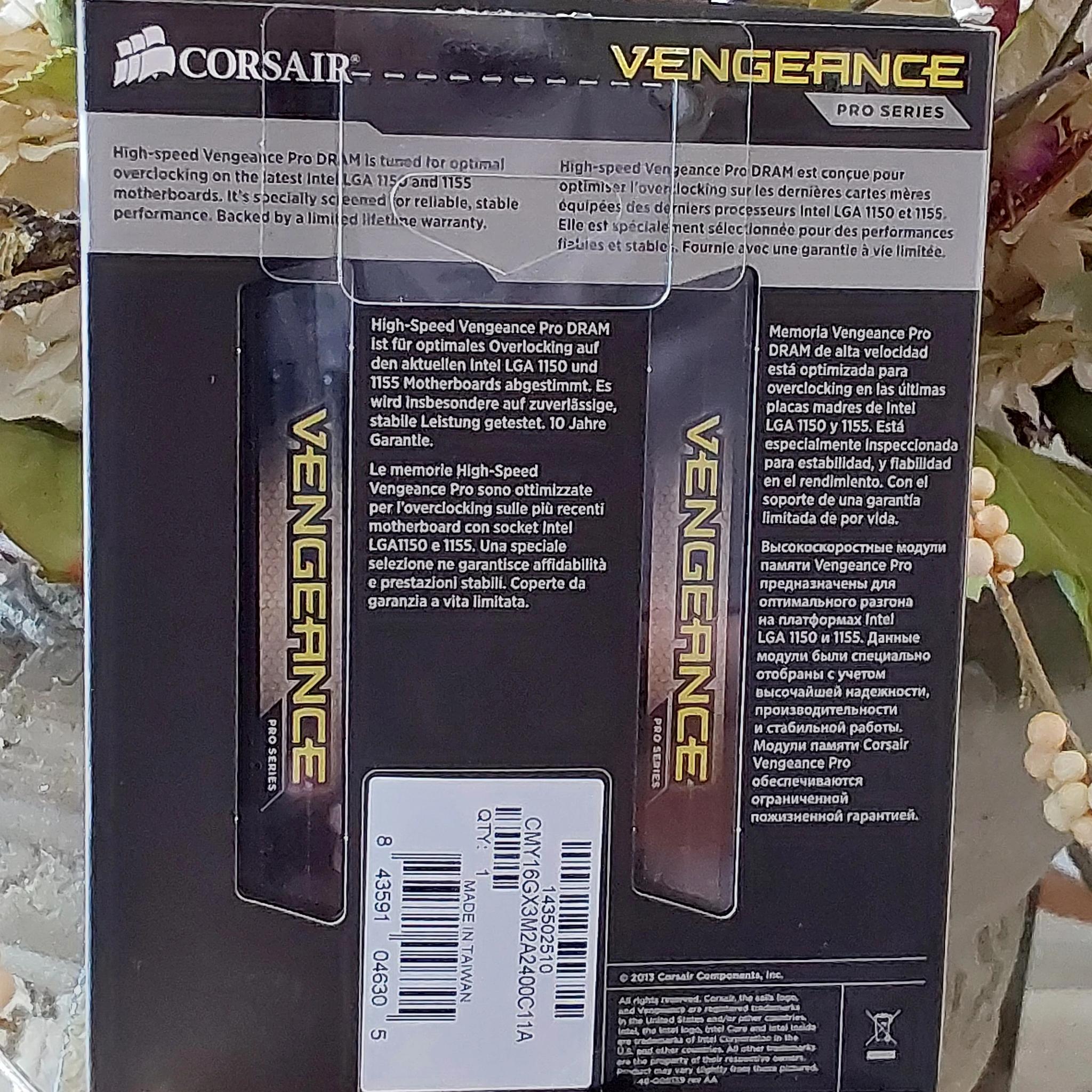 Corsair Vengeance Pro Series 16GB (8 x 2) DDR3-2400MHz (PC3 19200) DRAM