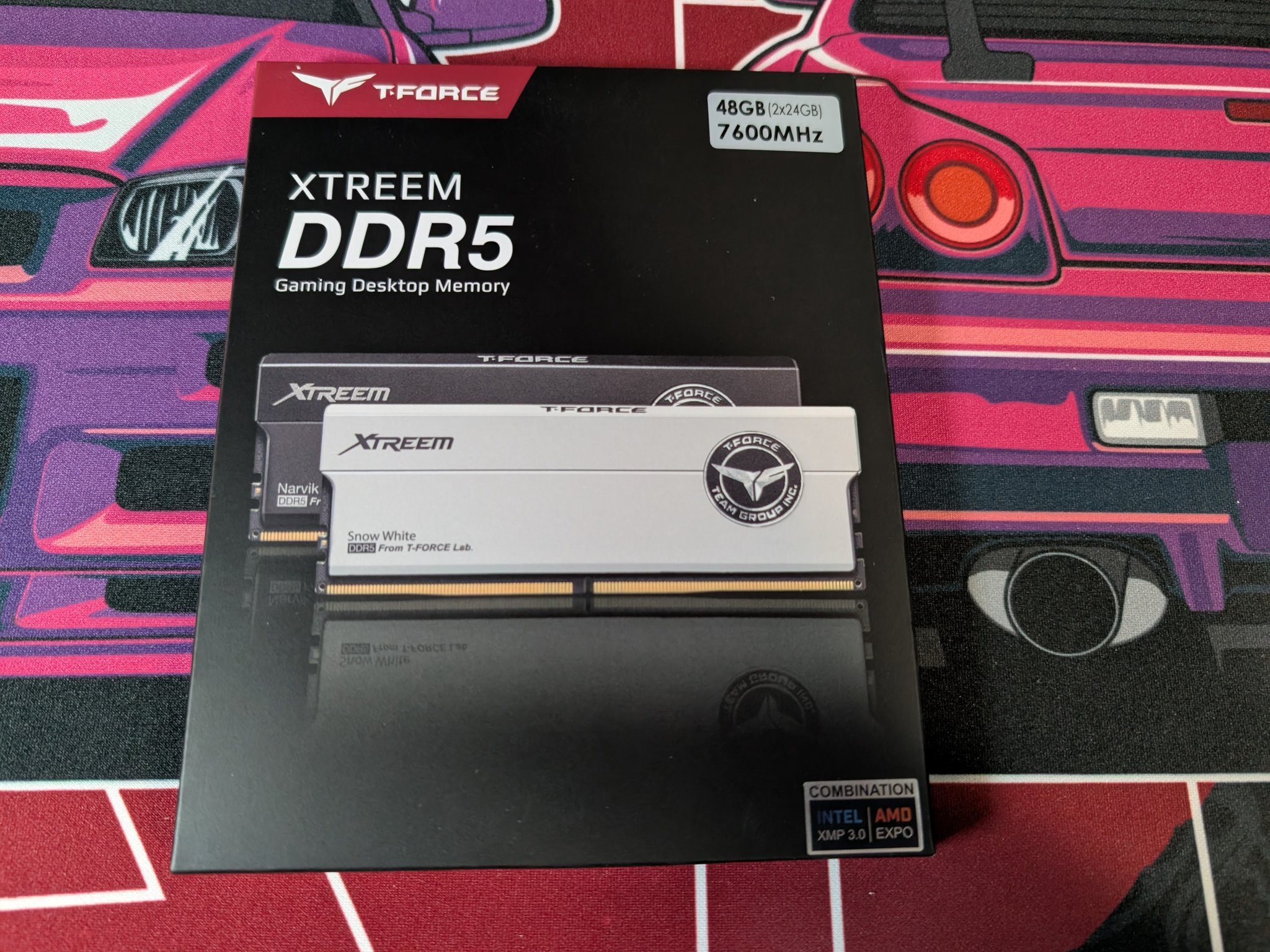 TEAMGROUP T-Force XTREEM DDR5 RAM 48GB (2x24GB) 7600MHz CL36