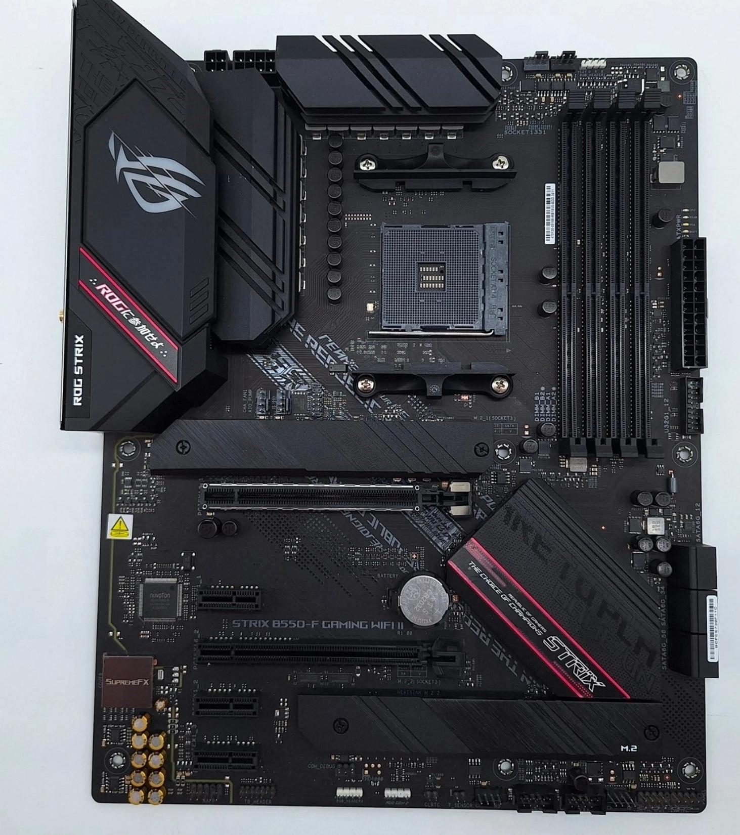 ROG Strix B550-F Gaming WiFi II + Ryzen 3900X + 16GB Aorus RGB + 500GB NMVE
