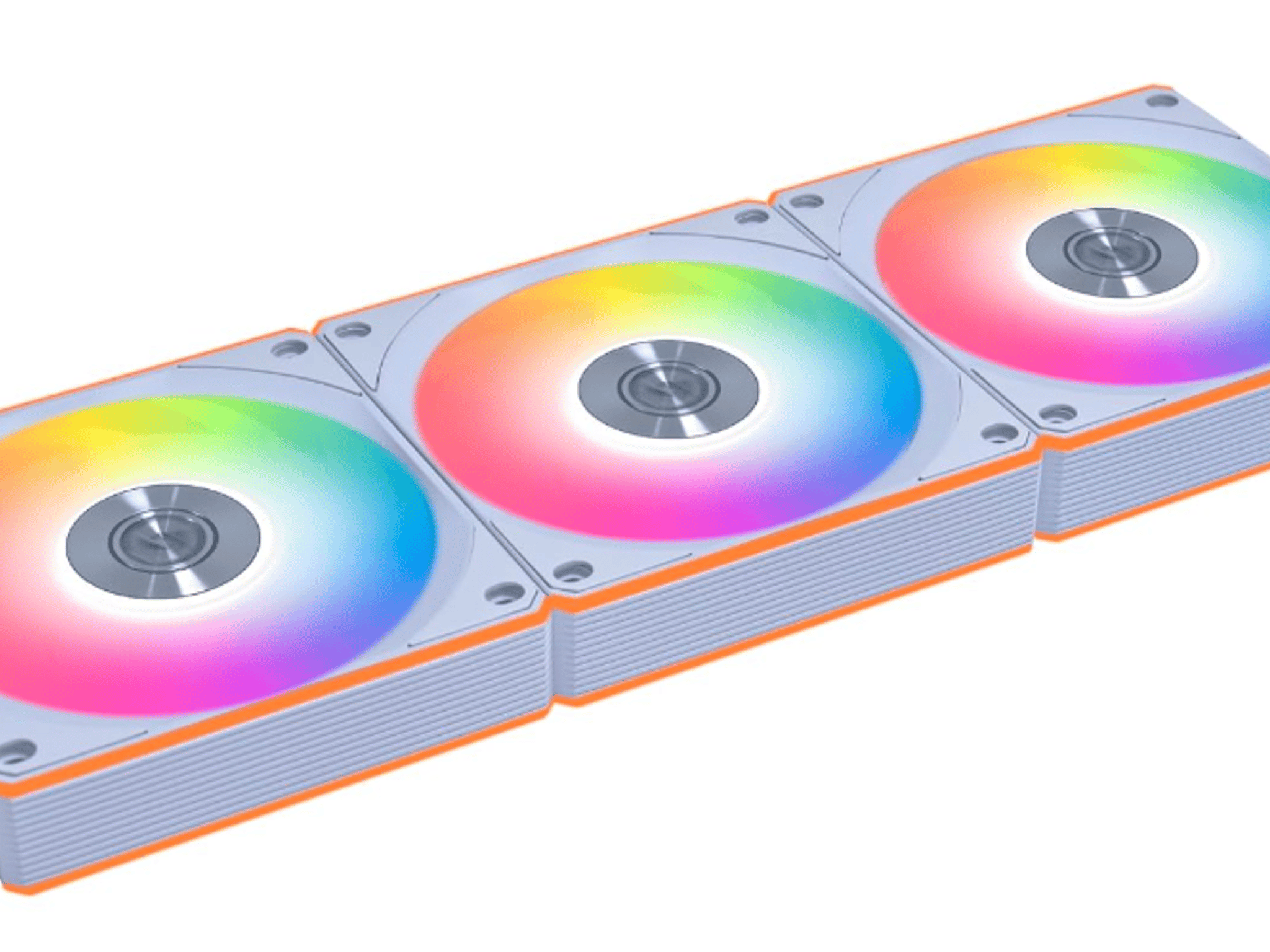 TRYX Holo 360mm AIO White Holographic Visual GIPHY Built-in Asetek 280w TDP