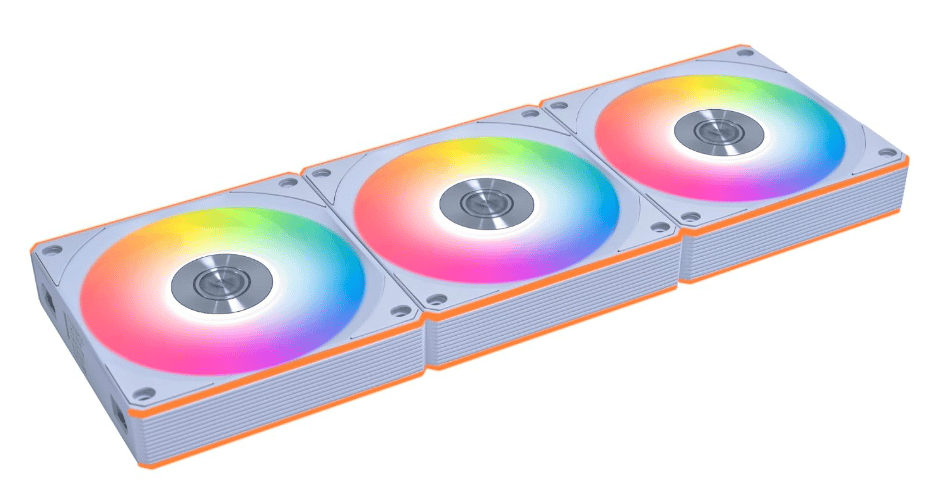 TRYX Holo 360mm AIO White Holographic Visual GIPHY Built-in Asetek 280w TDP