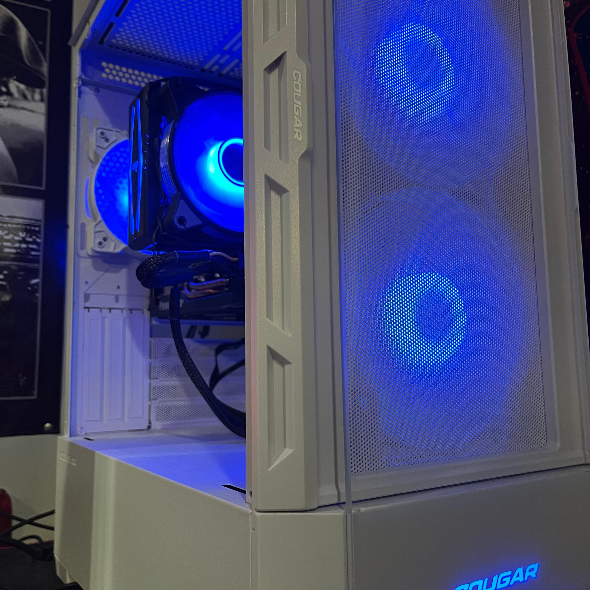 ALL WHITE 1080p/1440p Streaming/Gaming PC | RX 5700XT, Intel i7 10700, 512GB SSD, 32GB DDR4