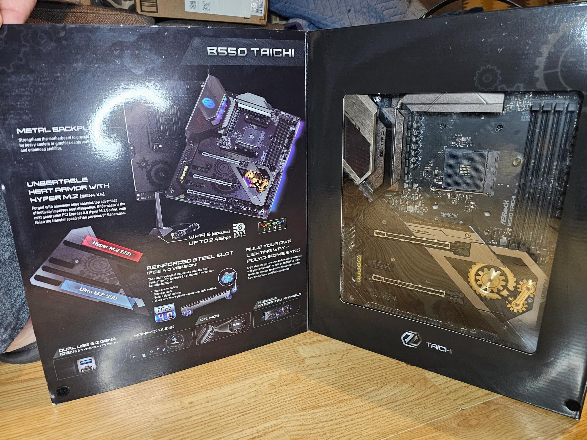 ASROCK Taichi B550 Motherboard BIOS UPDATED