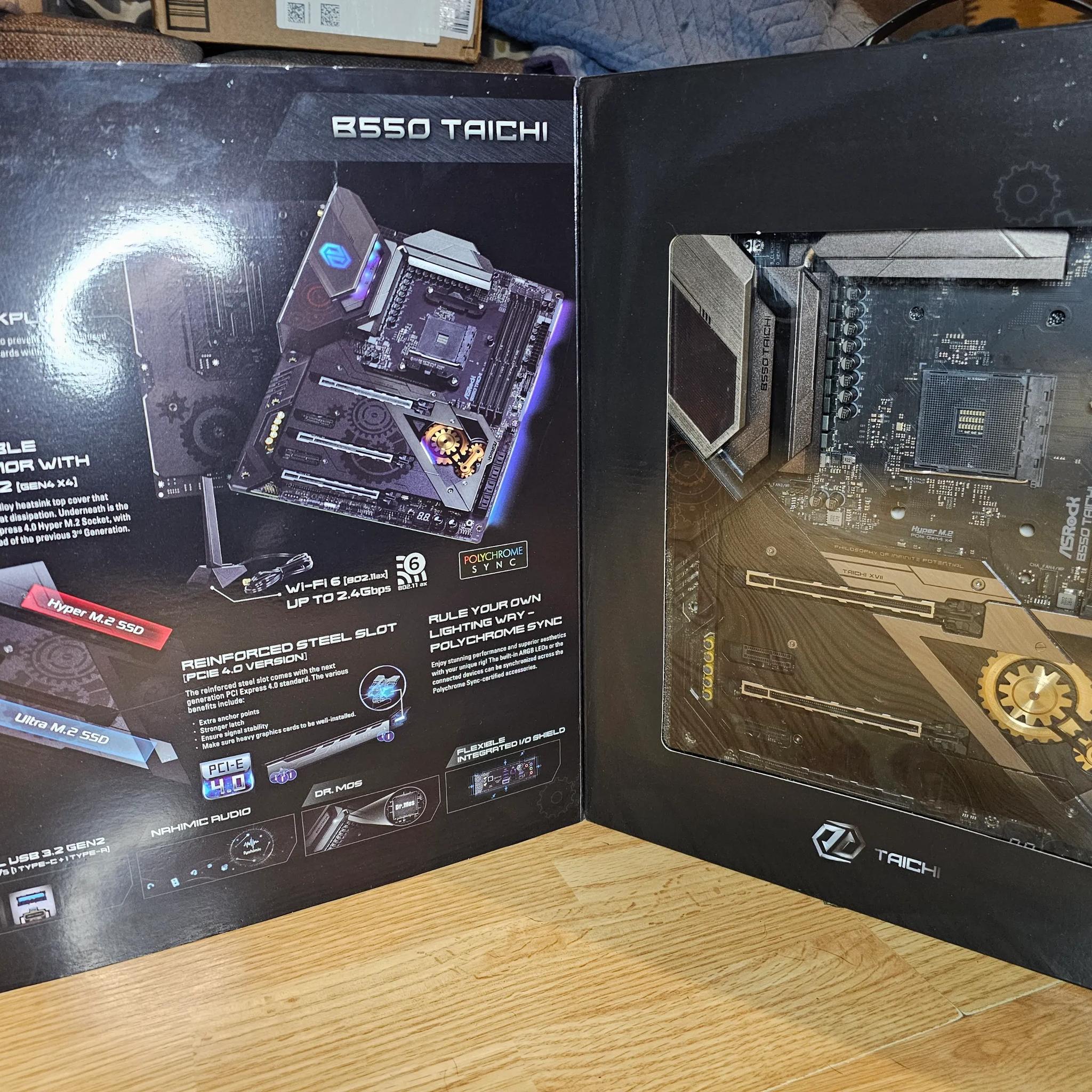 ASROCK Taichi B550 Motherboard BIOS UPDATED