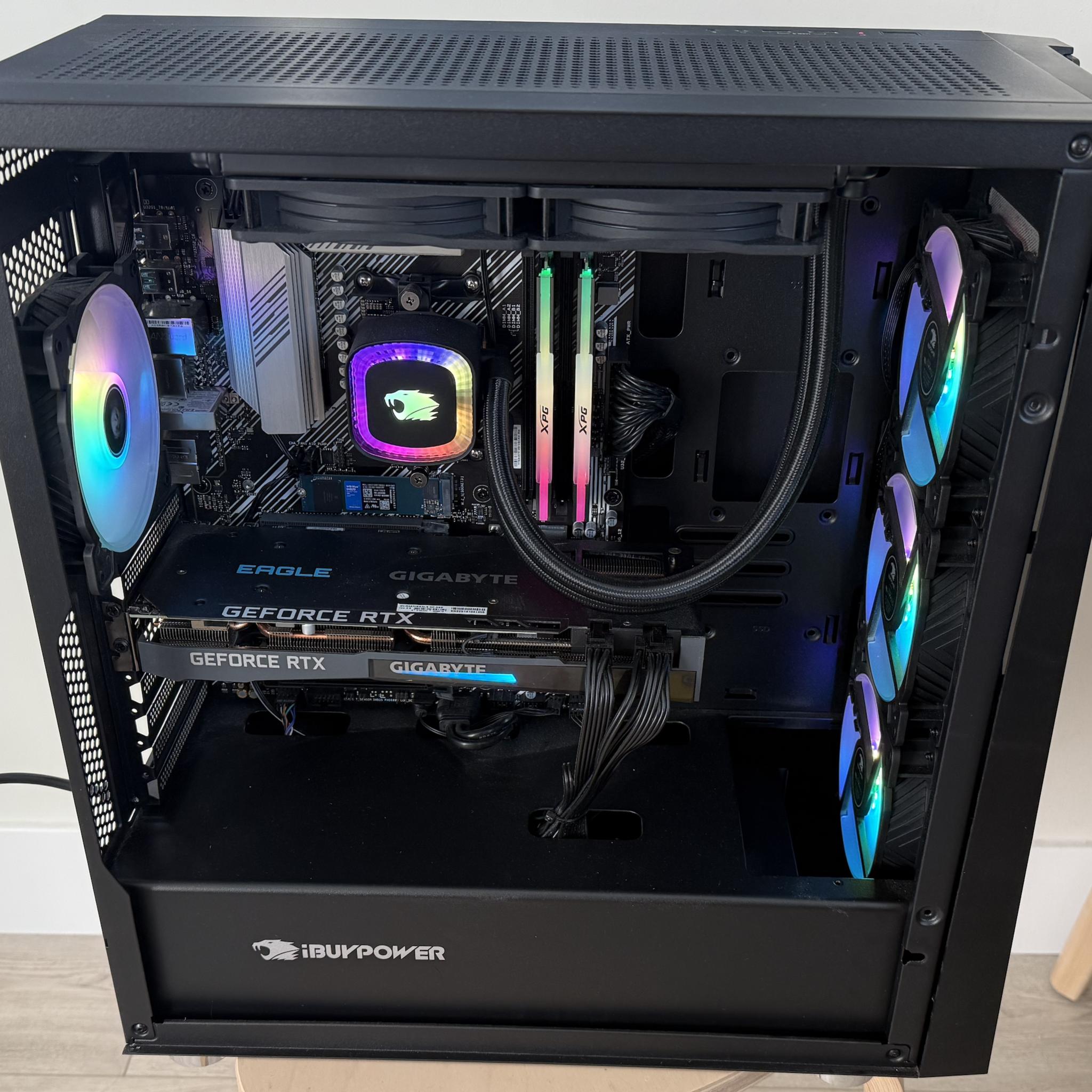 🔥 IMMACULATE iBUYPOWER Gaming PC - R7 5700X | RTX 3070 | 16GB RAM | 1TB SSD