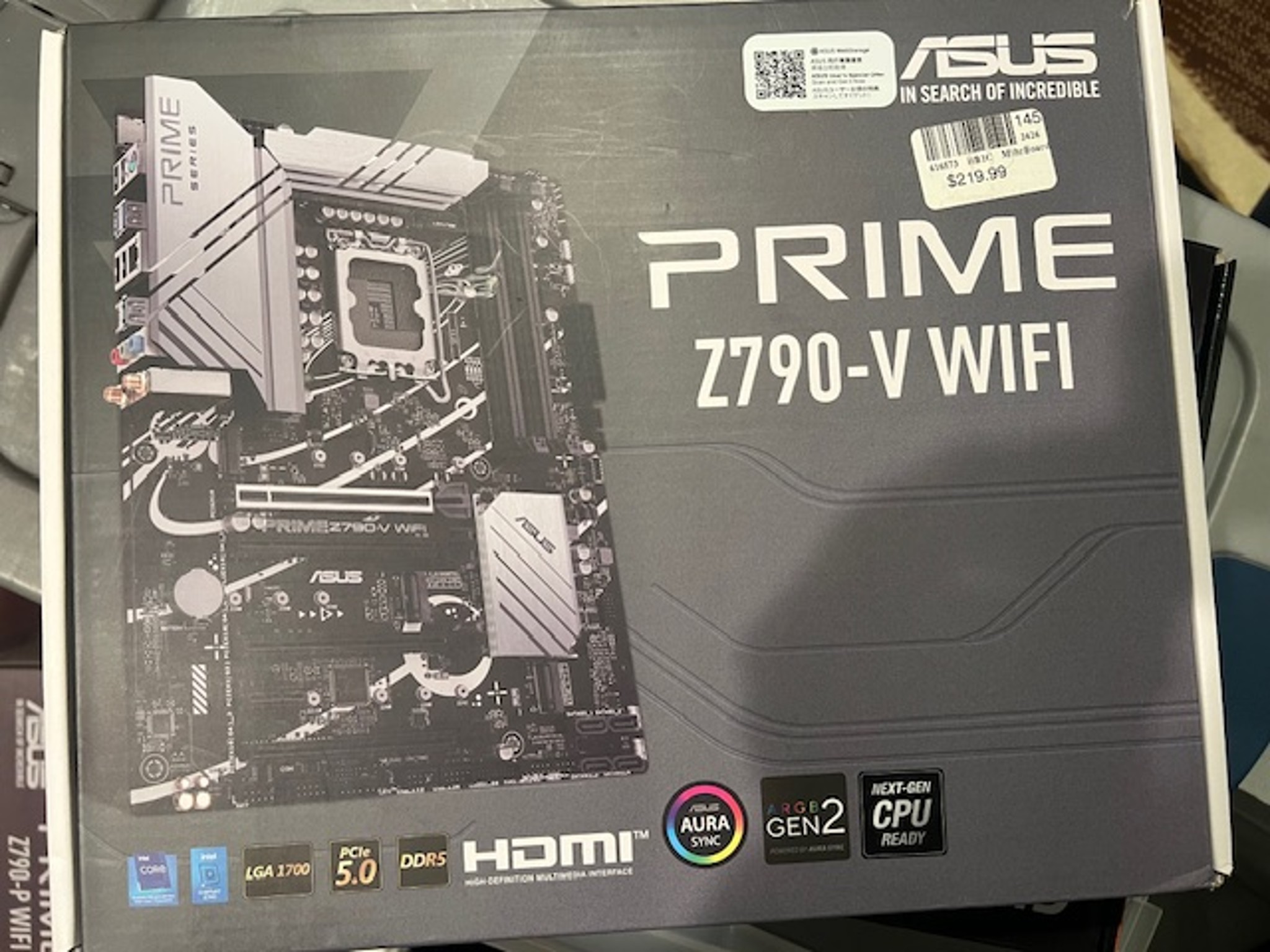 ASUS Z790-V Prime WiFi Intel LGA 1700 ATX Motherboard