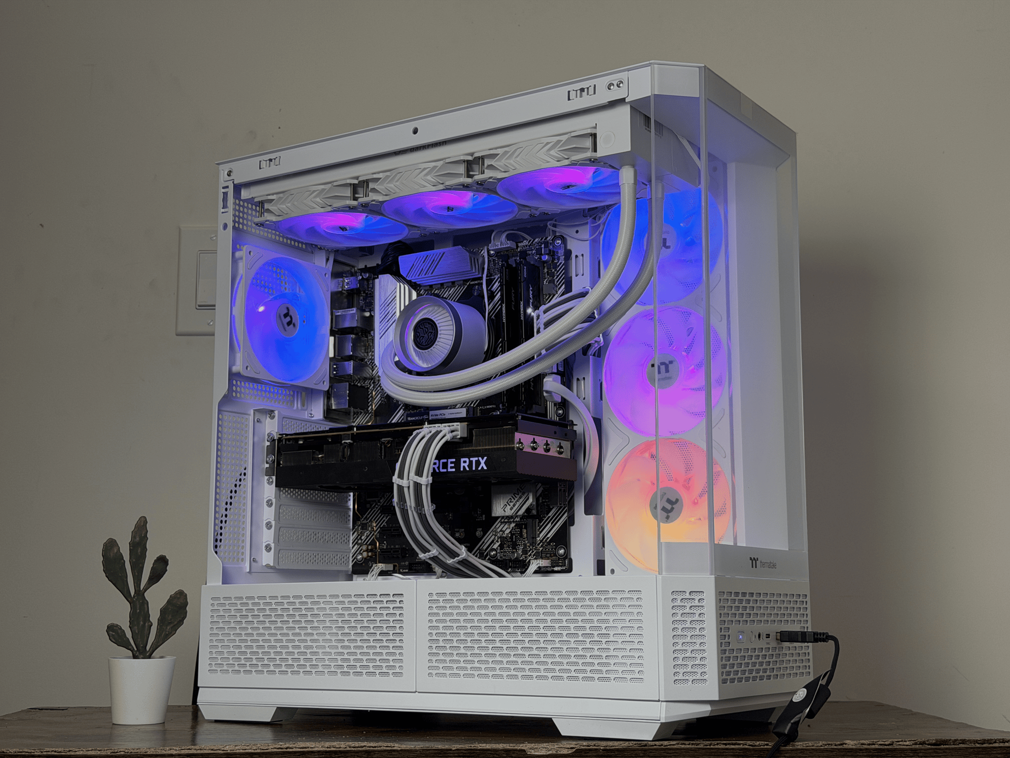 ❄️Snow❄️| RTX 3080 | RYZEN 7 5700 | 32GB RAM | 1TB NVME SSD | 1440P Gaming PC