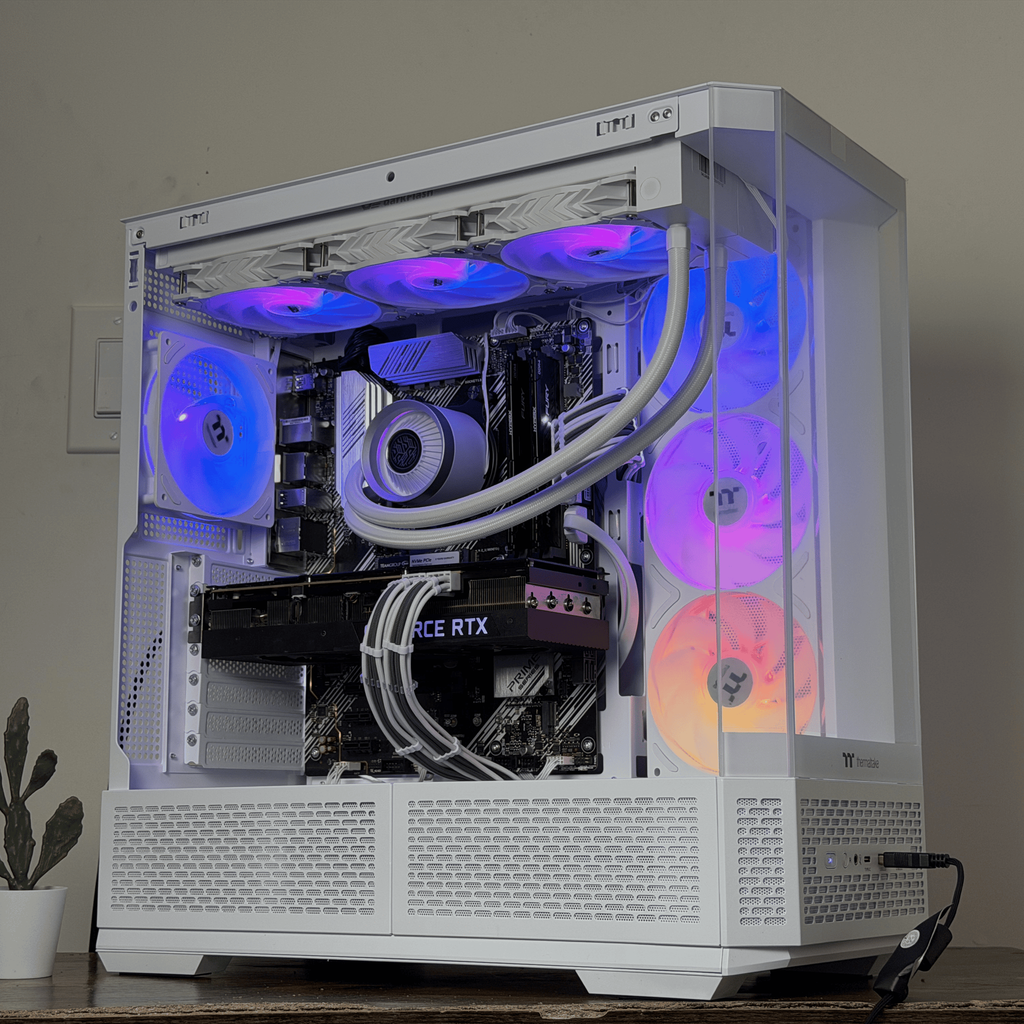 ❄️Snow❄️| RTX 3080 | RYZEN 7 5700 | 32GB RAM | 1TB NVME SSD | 1440P Gaming PC
