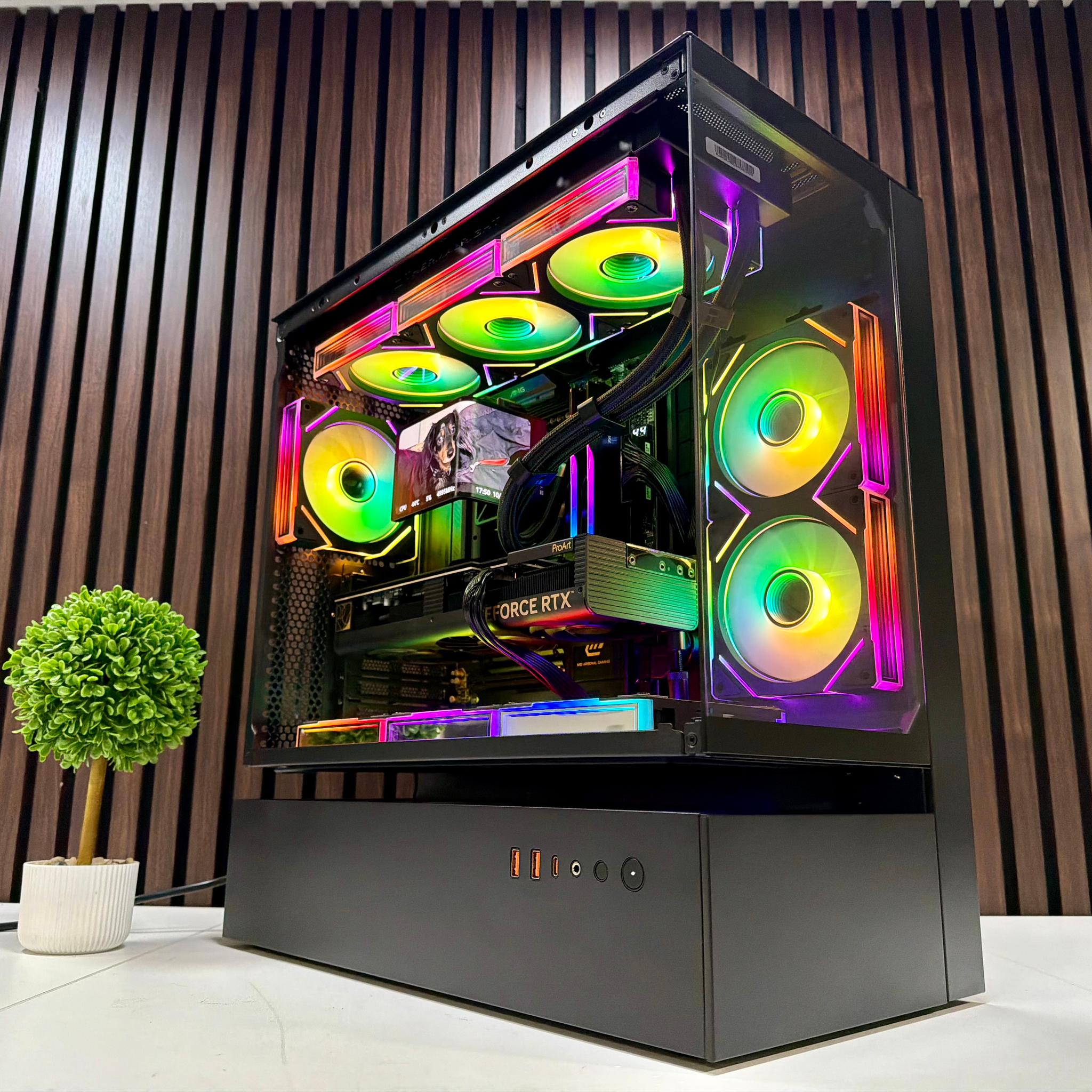 RTX 4080 Super | Ryzen 9850X3D | 32GB DDR5 | 2TB M.2 | 1300 Watt Gold PSU | LCD AIO