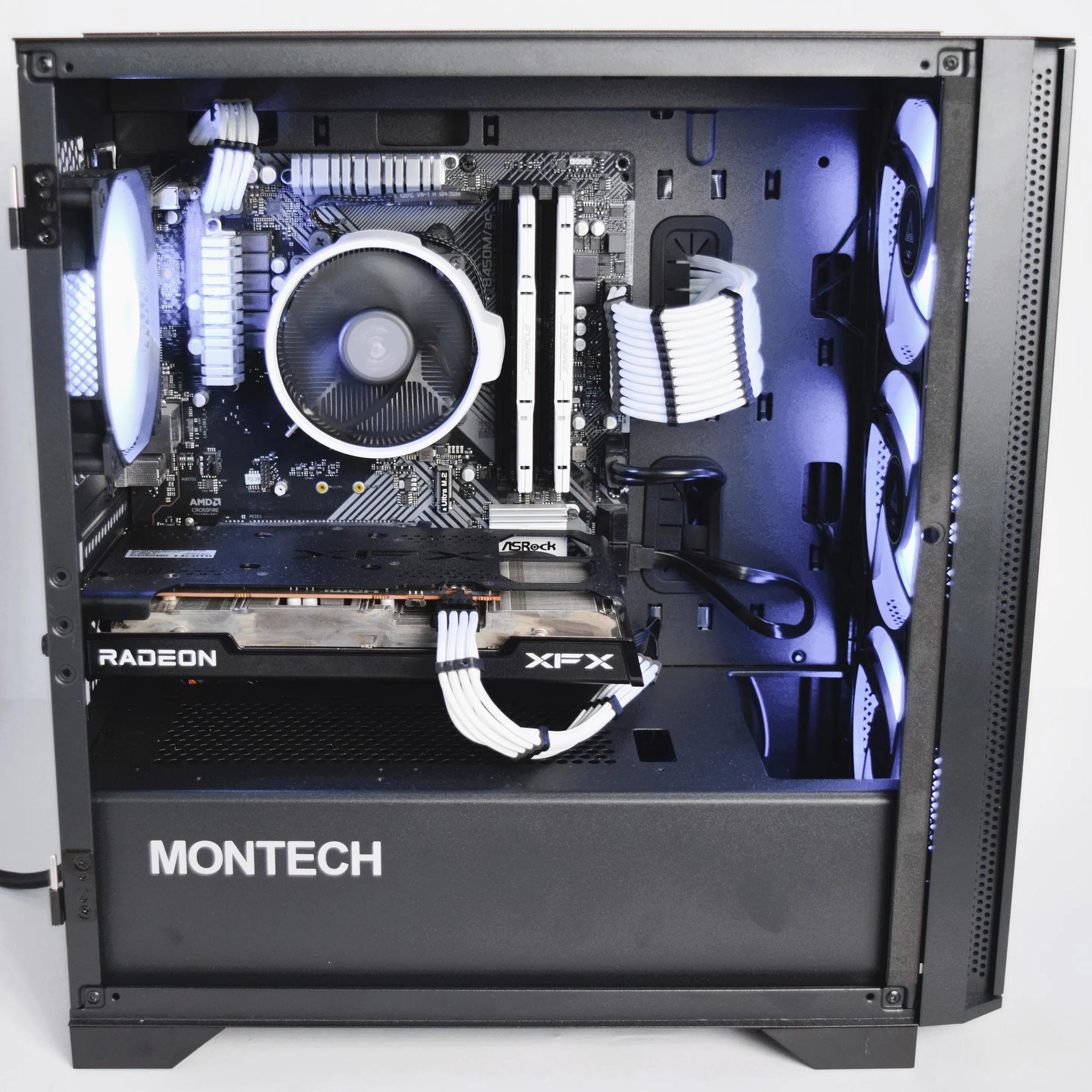 Fresh Build! Ryzen 5 3600 | XFX 6600 8gb (New) | 16gb Ram | 512 gb Storage | Montech Air 100 (New)