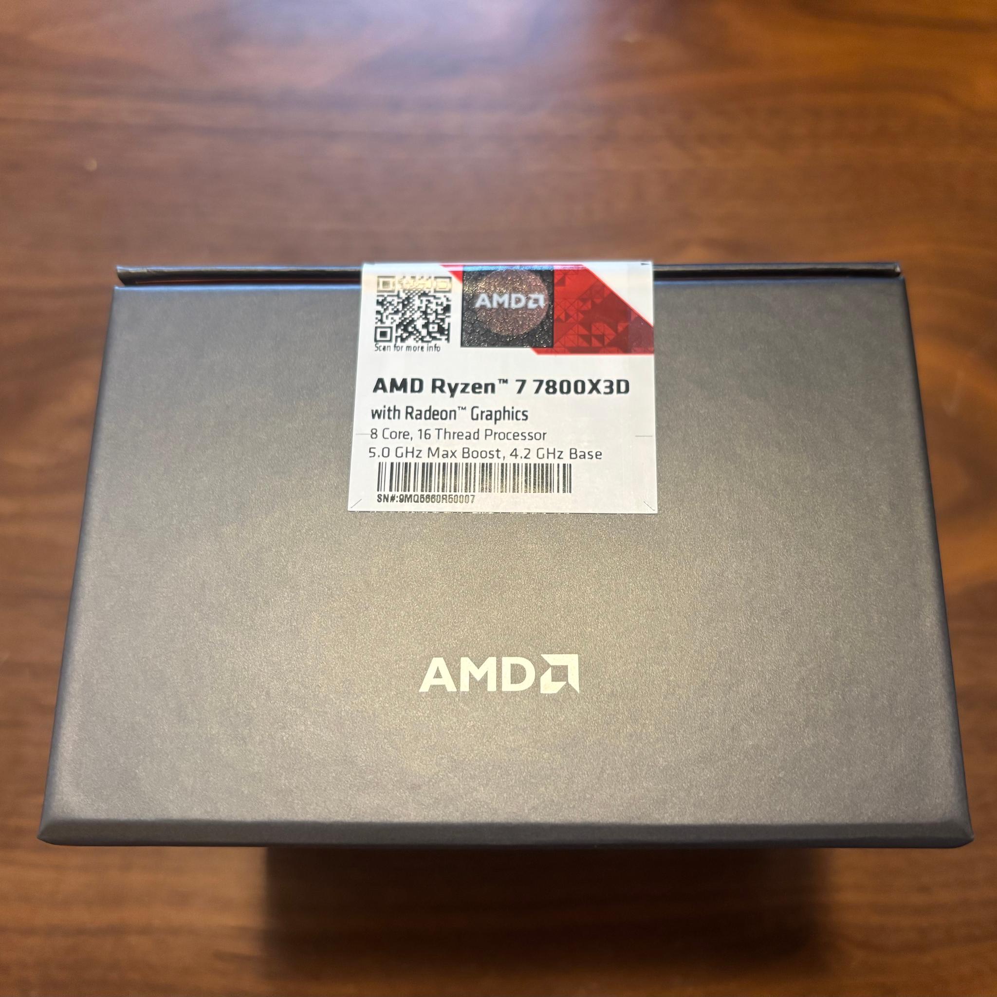Ryzen 7800X3D Asus Tuf B650E-E Motherboard 32 GB DDR5 Memory Combo