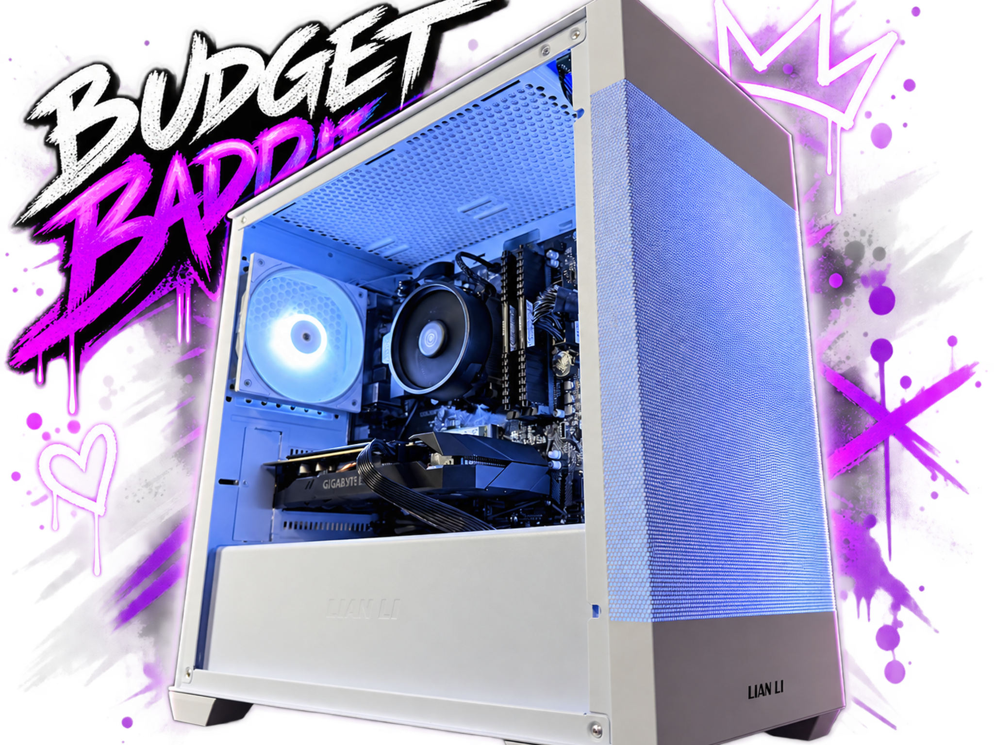 💸😈 THE BUDGET BADDIE 😈💸Ryzen 5 5500| RTX 2060| 16 GB DDR4| 512 GB NVMe| 850W Gold PSU