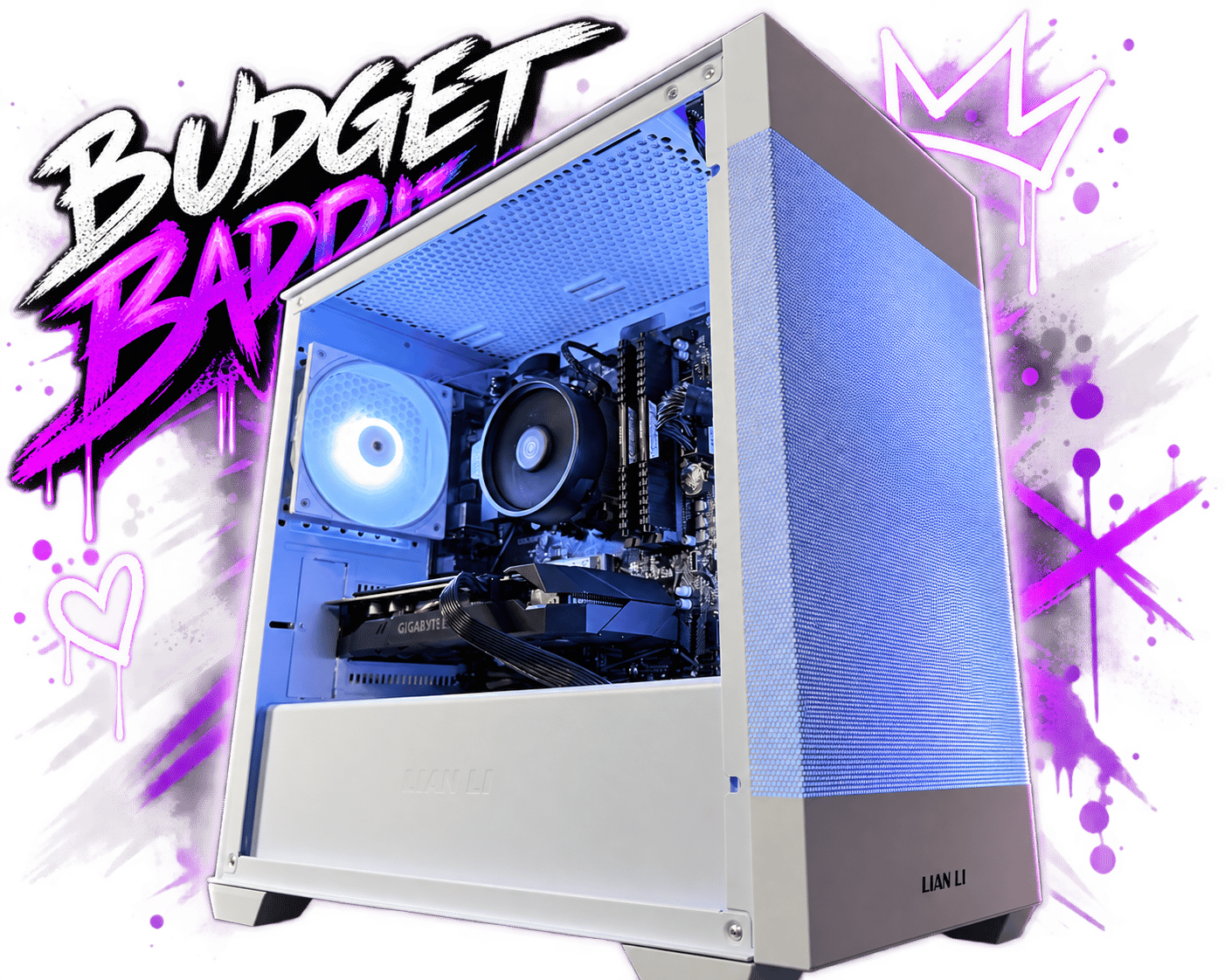 💸😈 THE BUDGET BADDIE 😈💸Ryzen 5 5500| RTX 2060| 16 GB DDR4| 512 GB NVMe| 850W Gold PSU