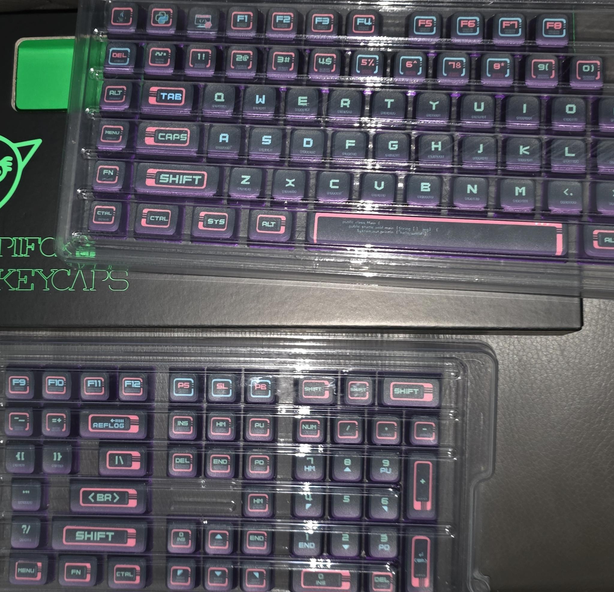 Piifox cyber punk Asa profile keycap set