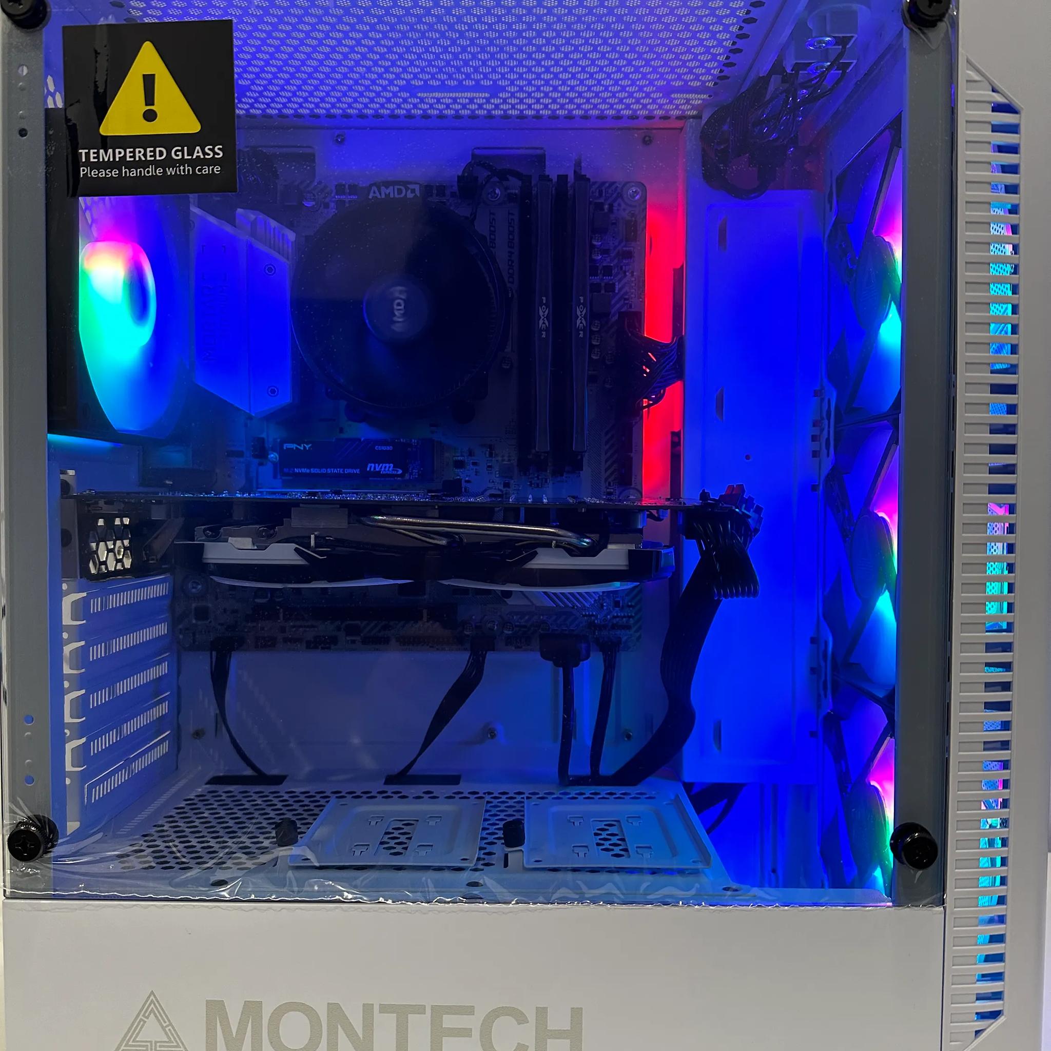 🎮🍭 Gaming PC🎮🍭 -MSI RX 580 ARMOR 4GB-AMD RYZEN Ryzen 3 3100 4/8 CT-16GB DDR4 RAM-512GB NVME